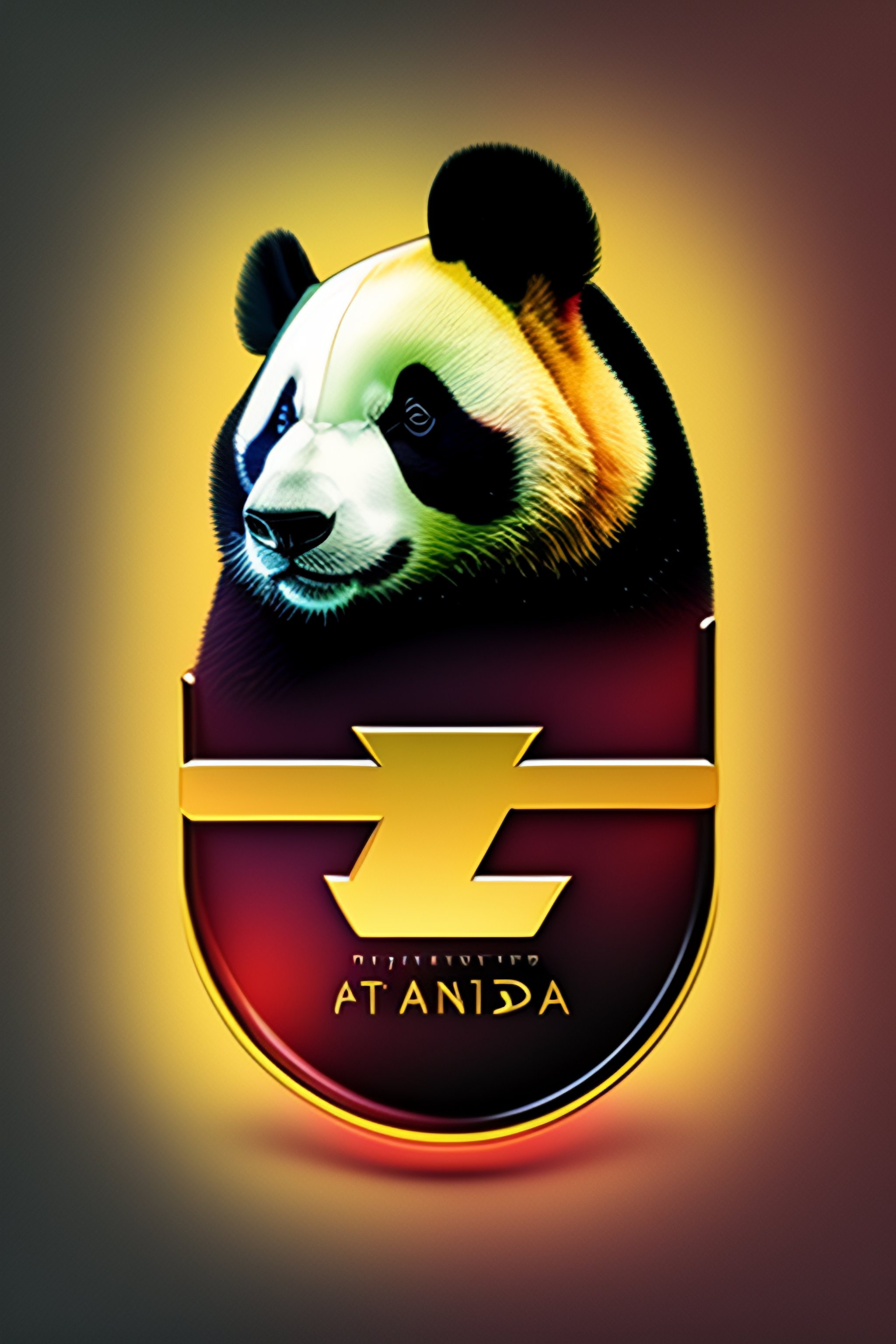 Lexica - A logo of artist panda, icon, digital art
