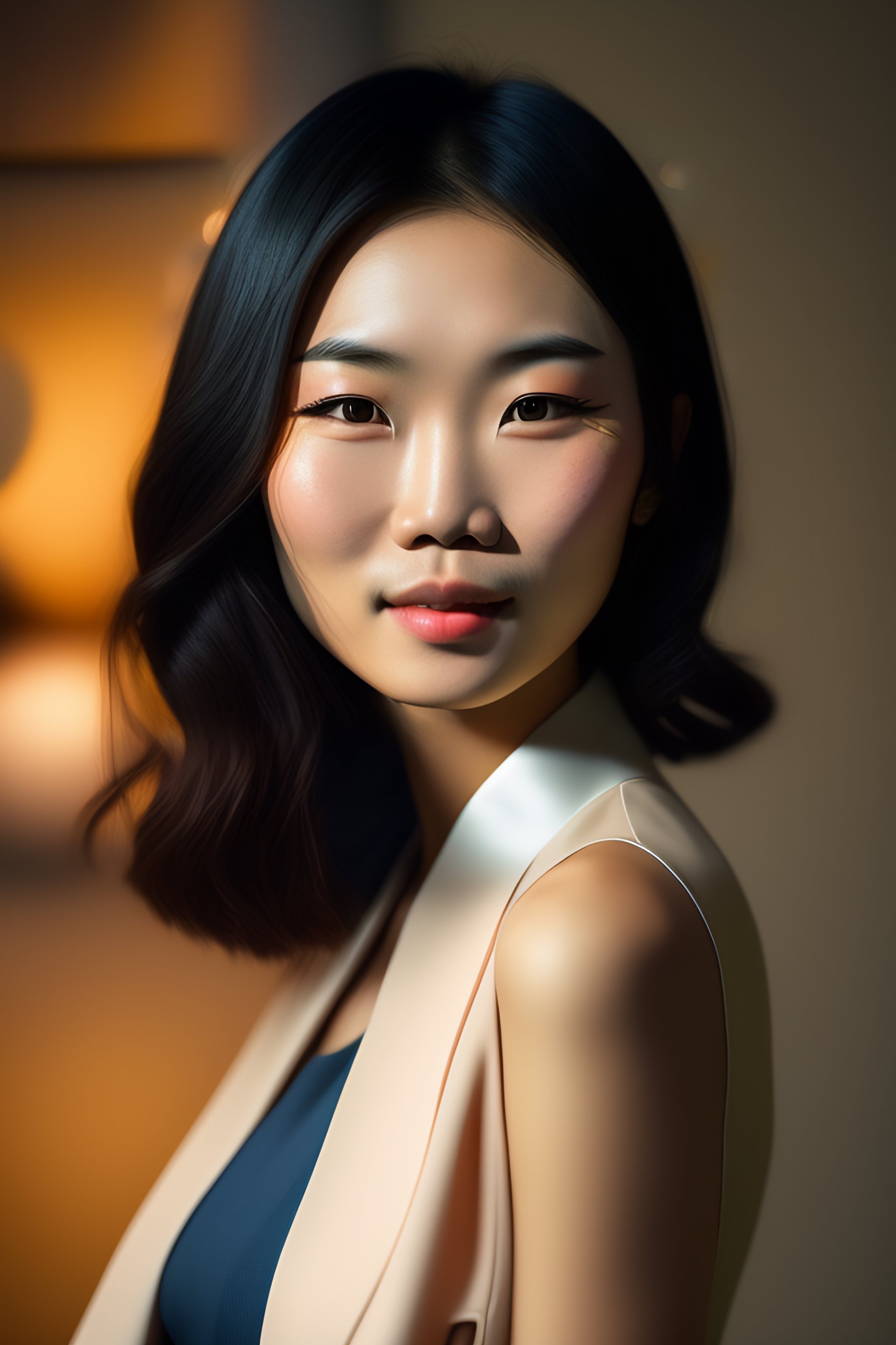 Lexica Cute Asian Girl And High Cheekbones 3551