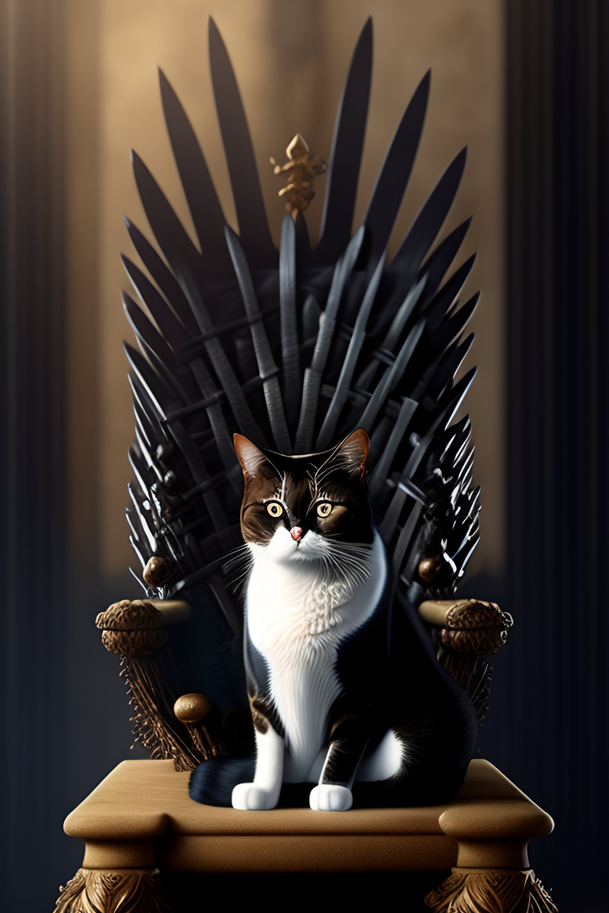 Iron hotsell throne cat