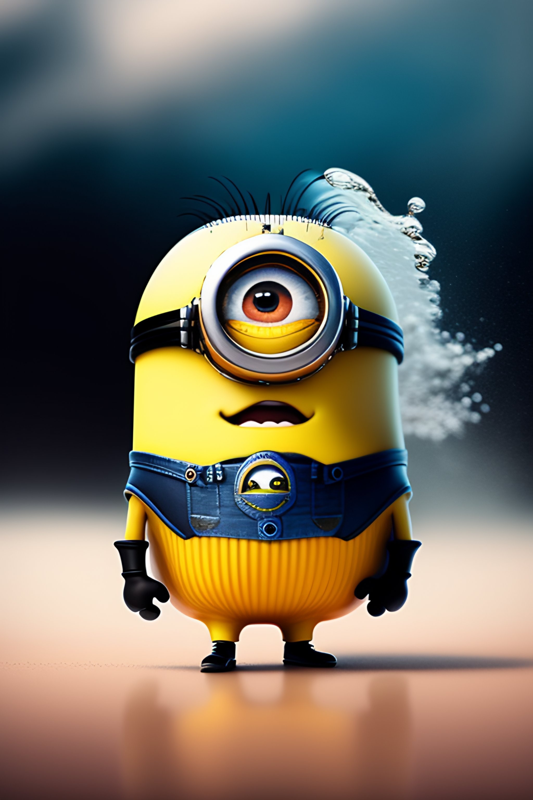 Lexica - A minion swimming in a swimming suit