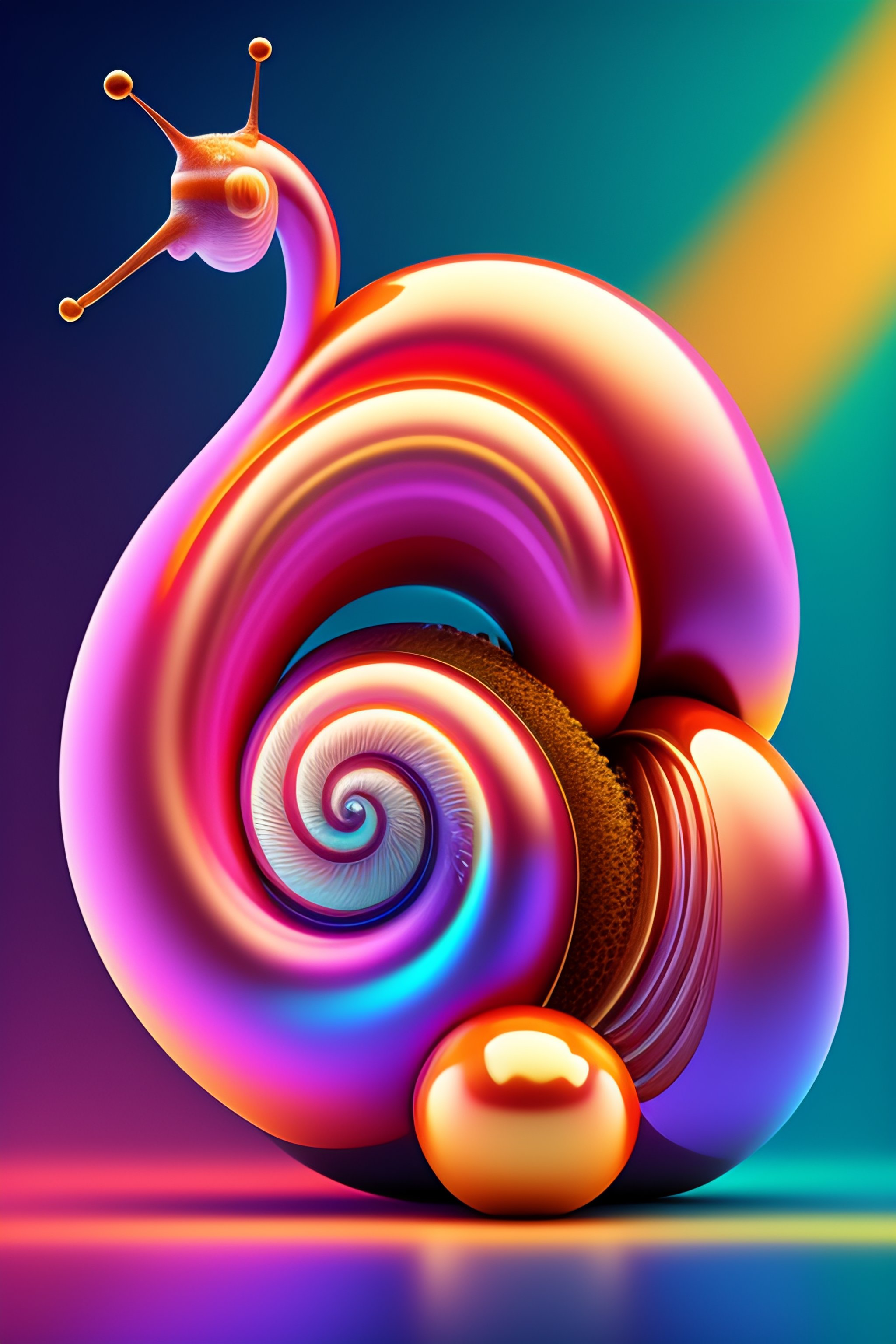 Lexica - A snail in a party, hyper detailed, ultra-sharp, octane render ...