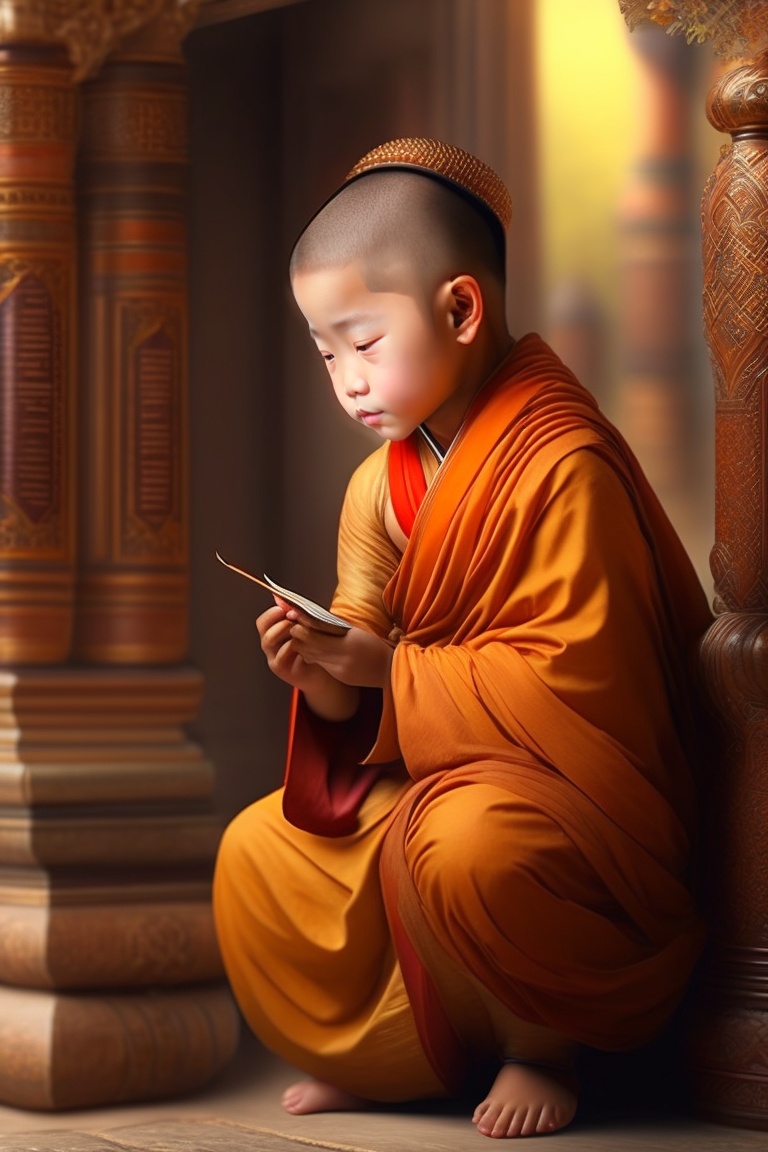Lexica - One day, a wealthy merchant wanted to test the little monk’s ...