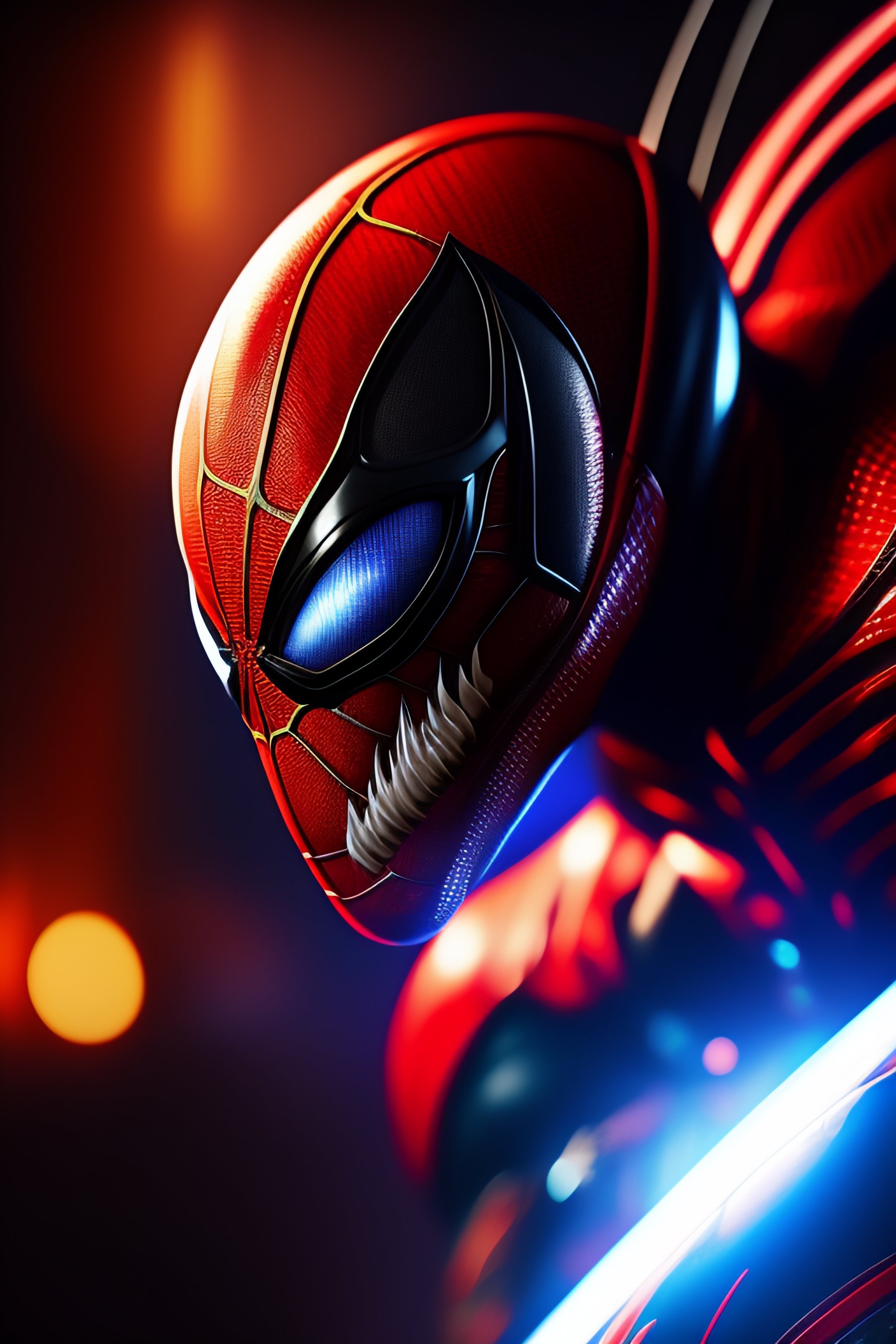 Lexica - Venom Spiderman In Space, Cinematic Composition, Dramatic Pose 