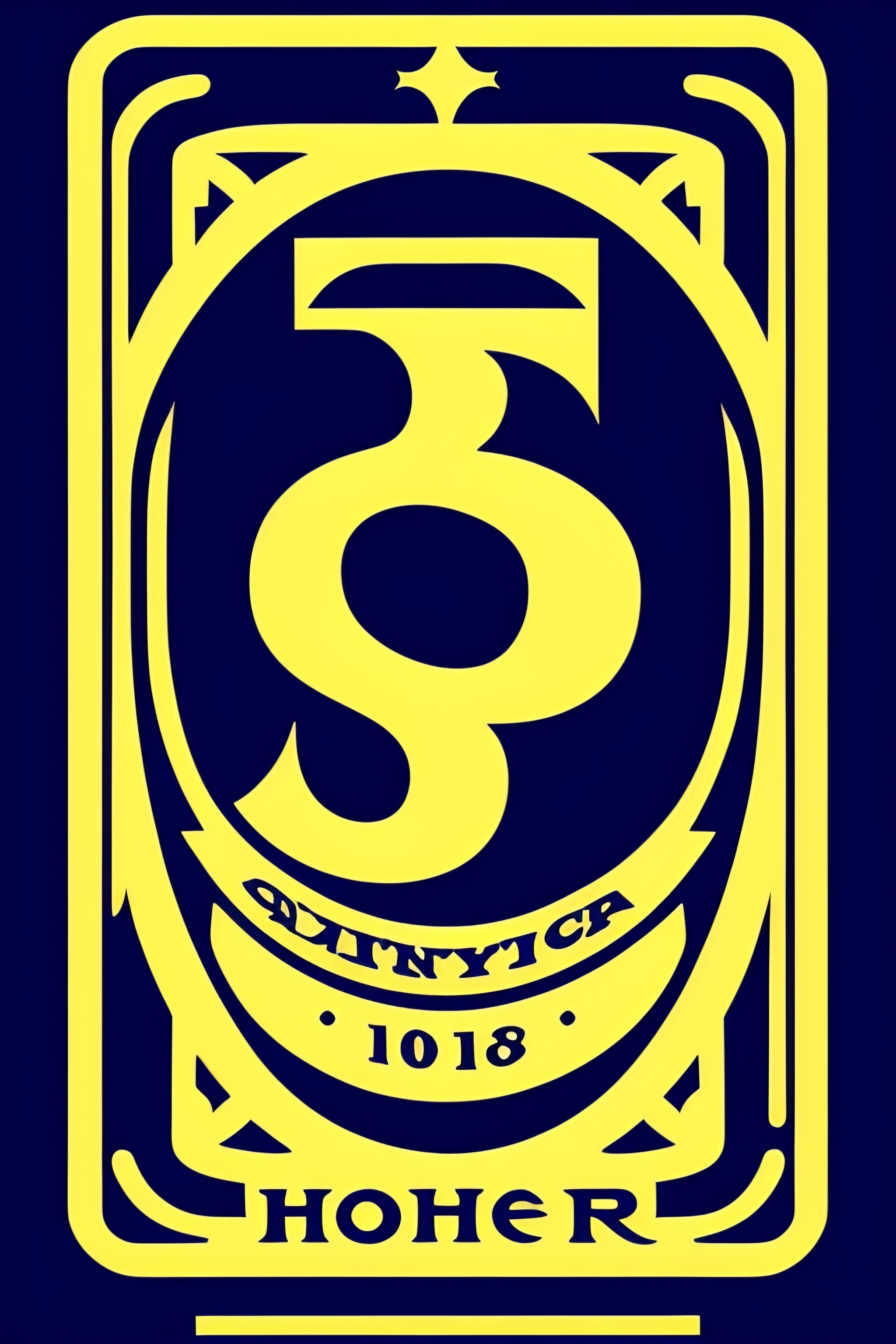 Lexica - Rope logo with lys for scouting letter N