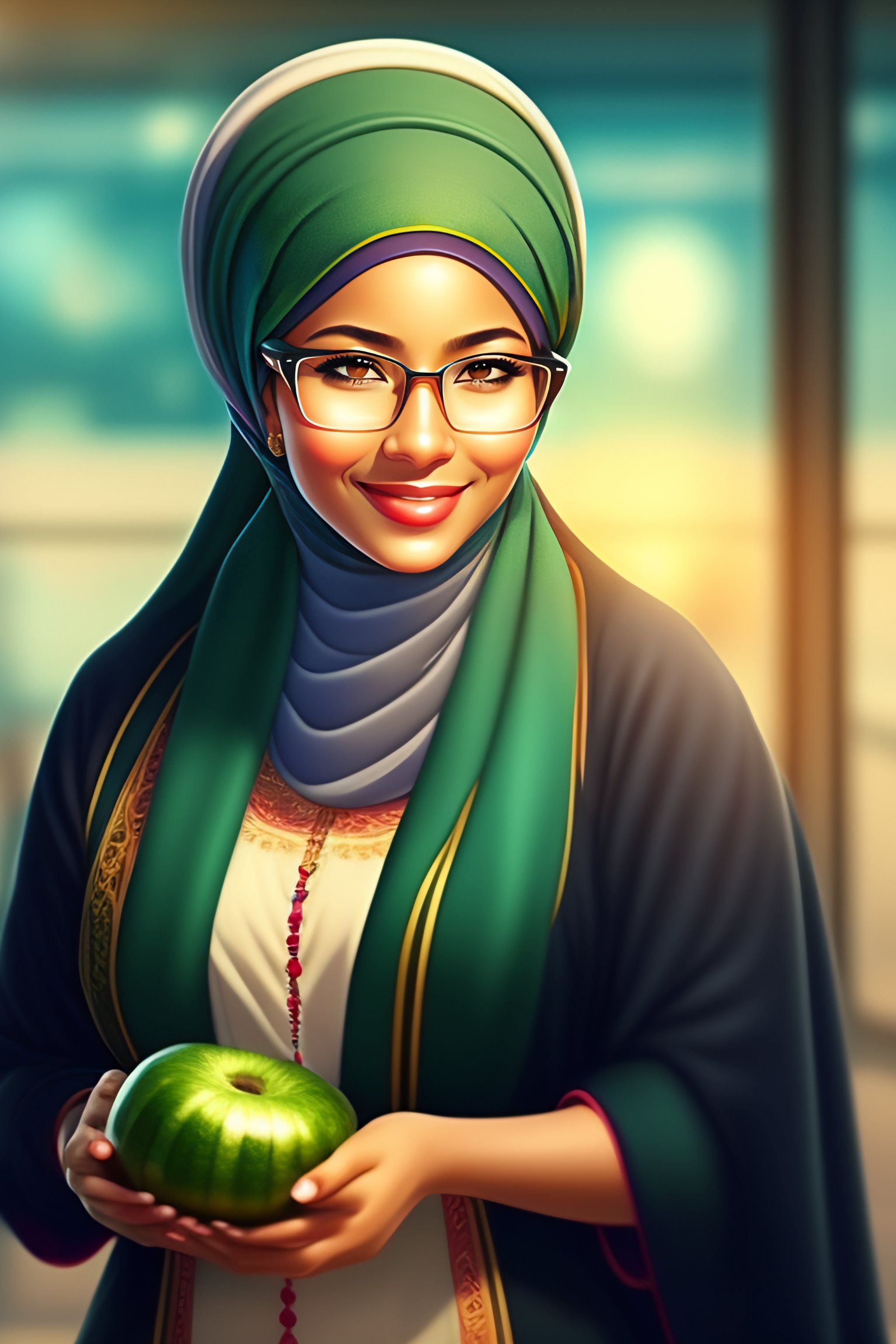 Cartoon hijab girl  Anime muslim, Pretty anime girl, Girl glasses anime