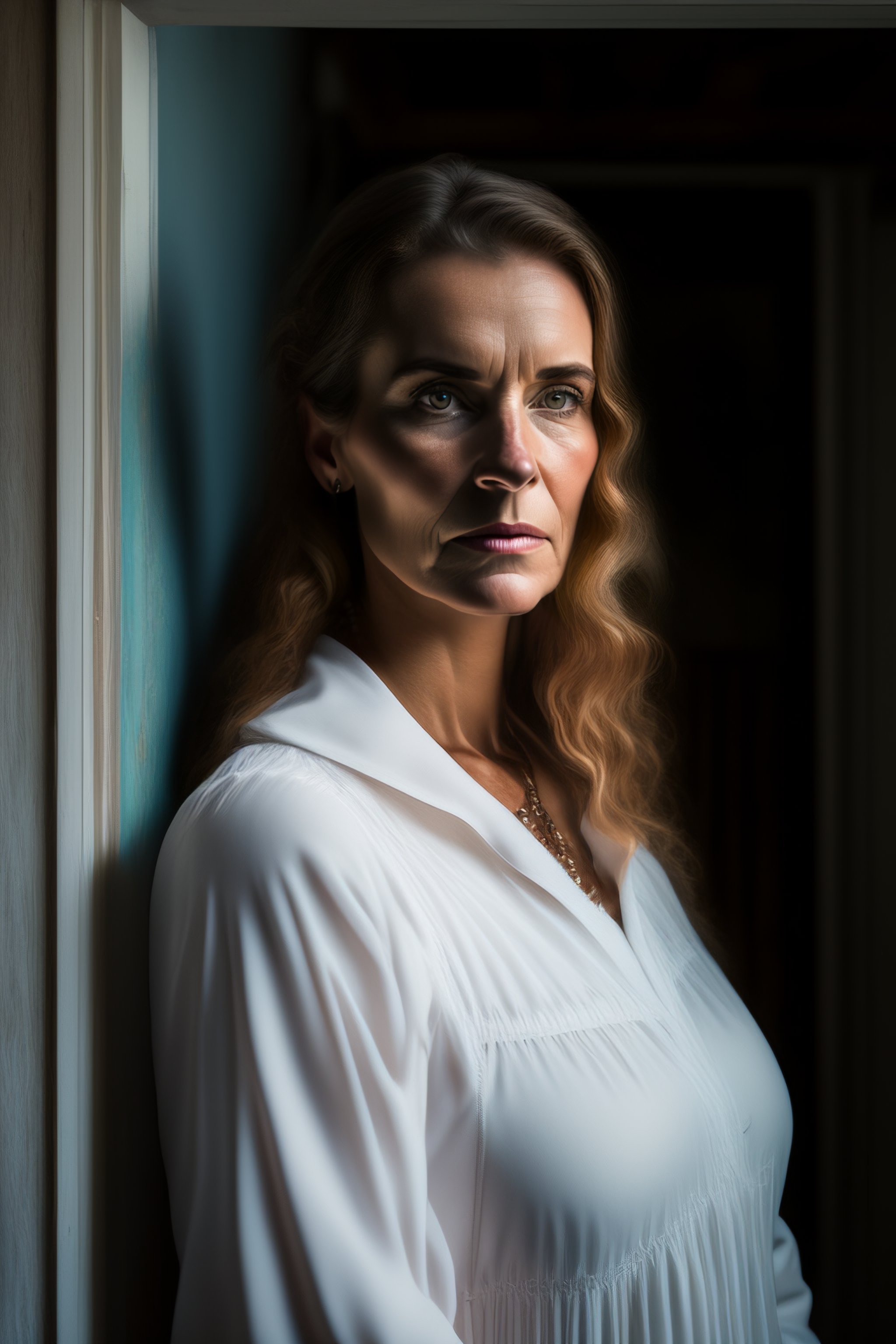 Lexica - Ultra reallistic, 8k, medium shot portrait of a woman in an ...