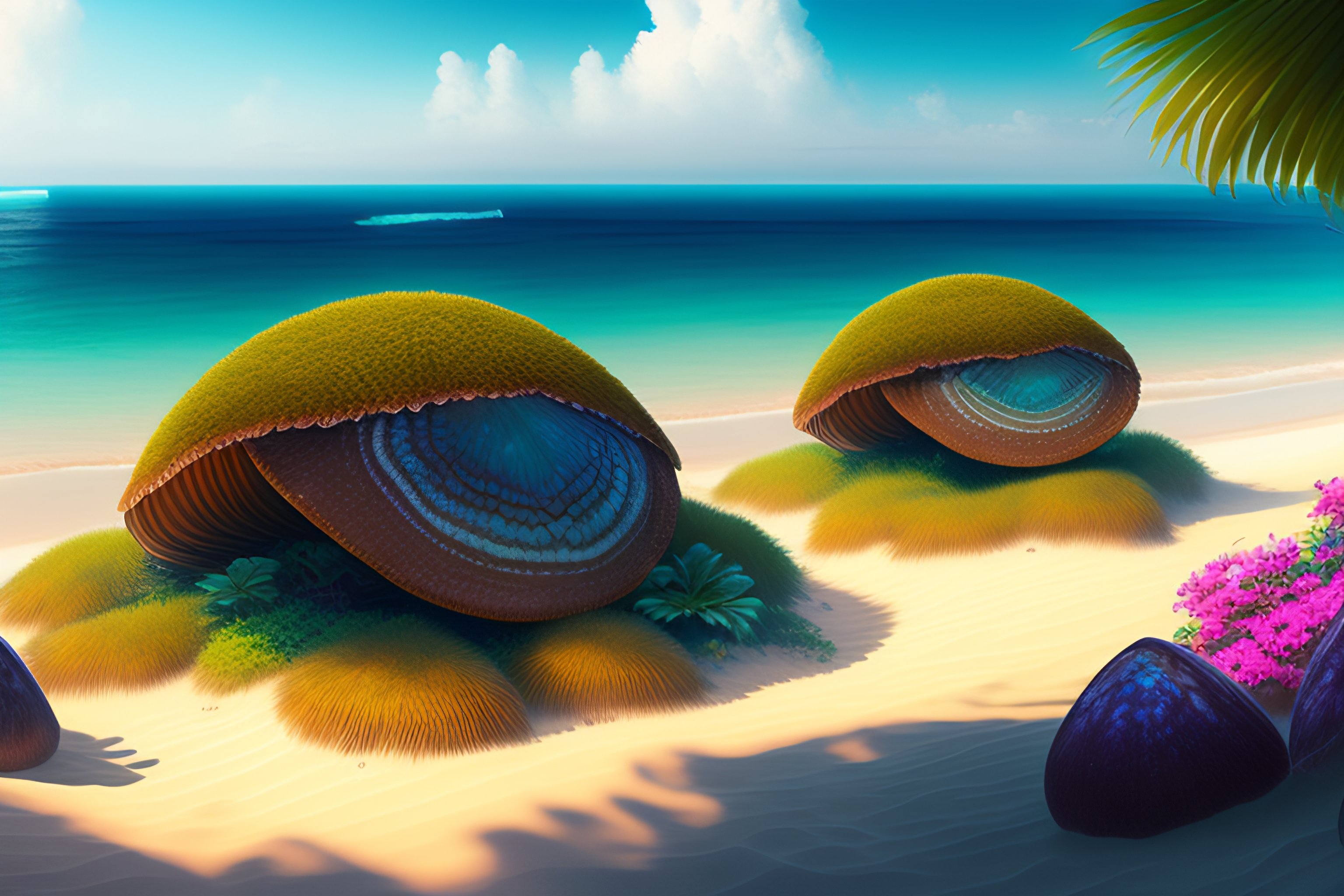 Lexica - Giant shells clams monsters and coconut island coconut crabs ...