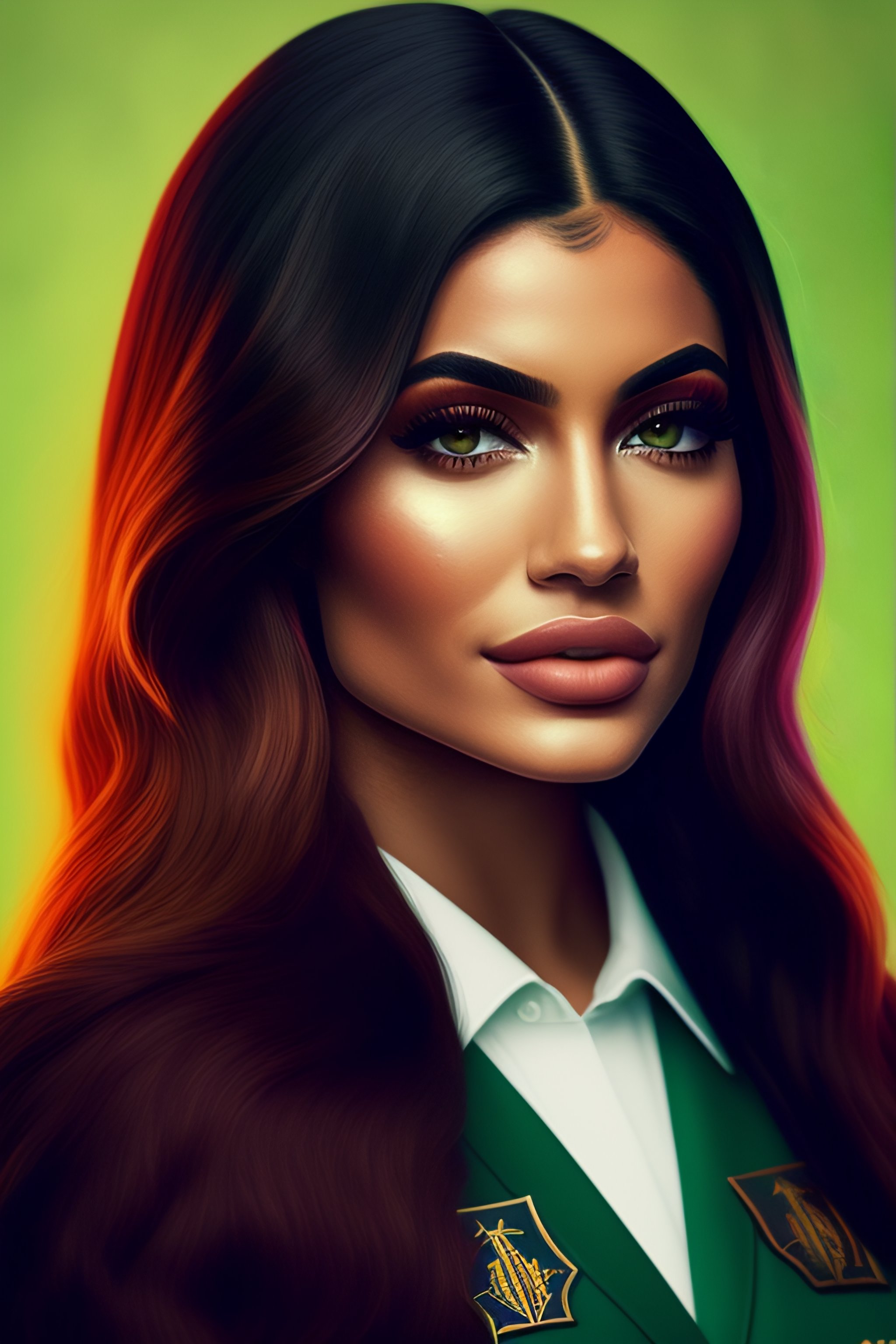 Lexica - Studio portrait of Kylie Jenner
