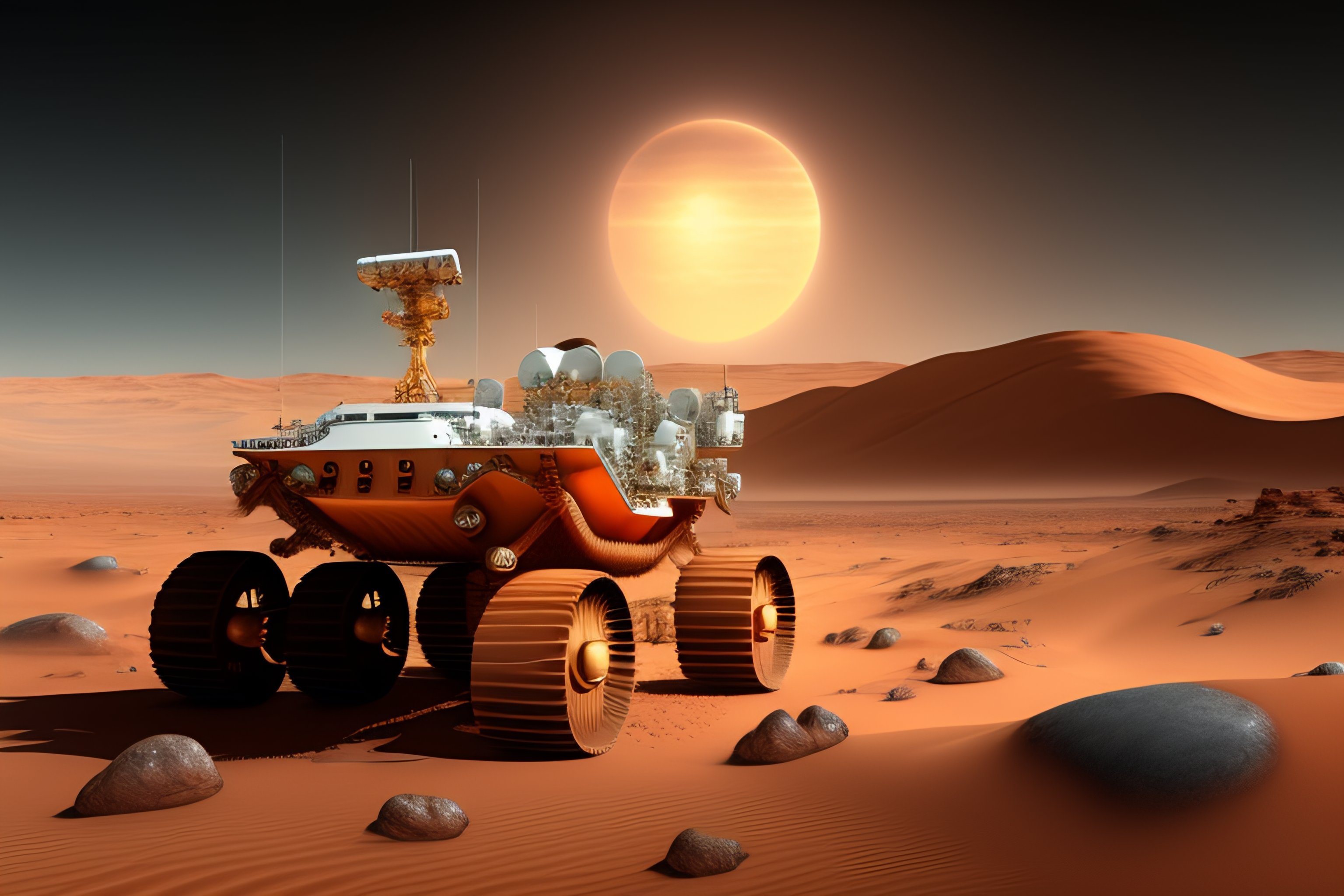 Lexica - Human civilization on mars, rovers