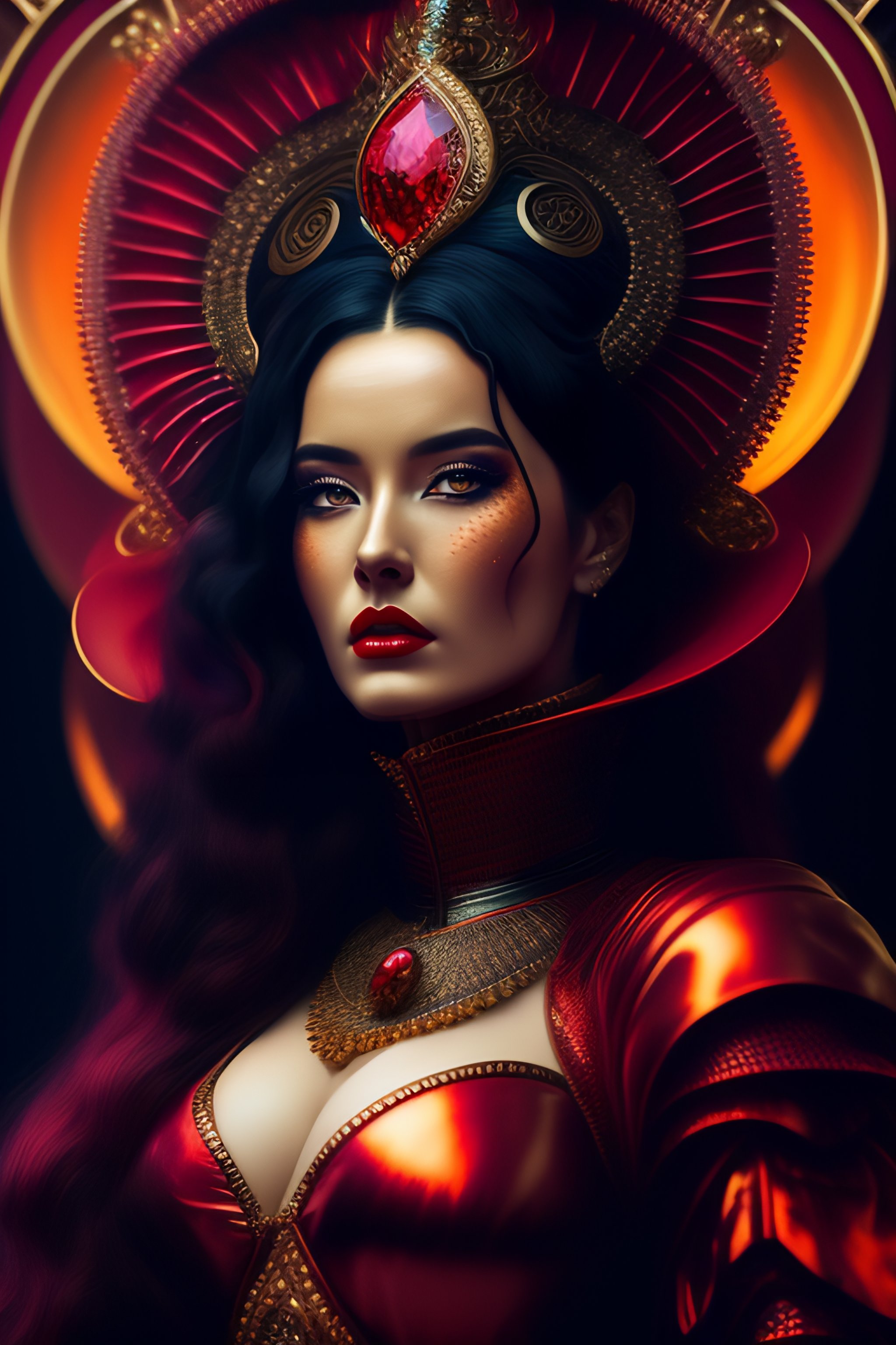 Lexica Queen of hearts, matrix, highly detailed, cinematic, 8 k, by