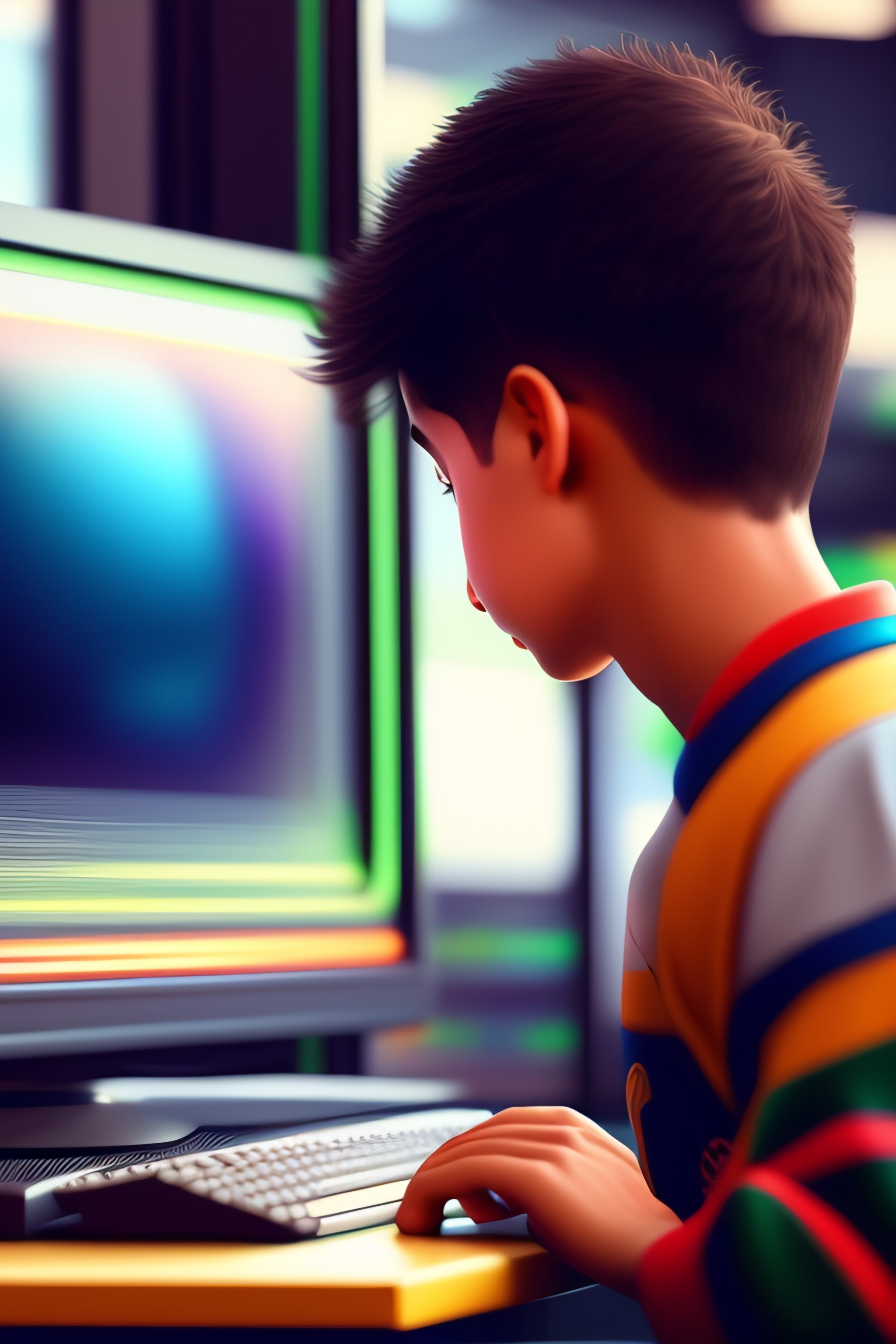 Lexica - 9 0's computer club, highly detailed, digital painting ...