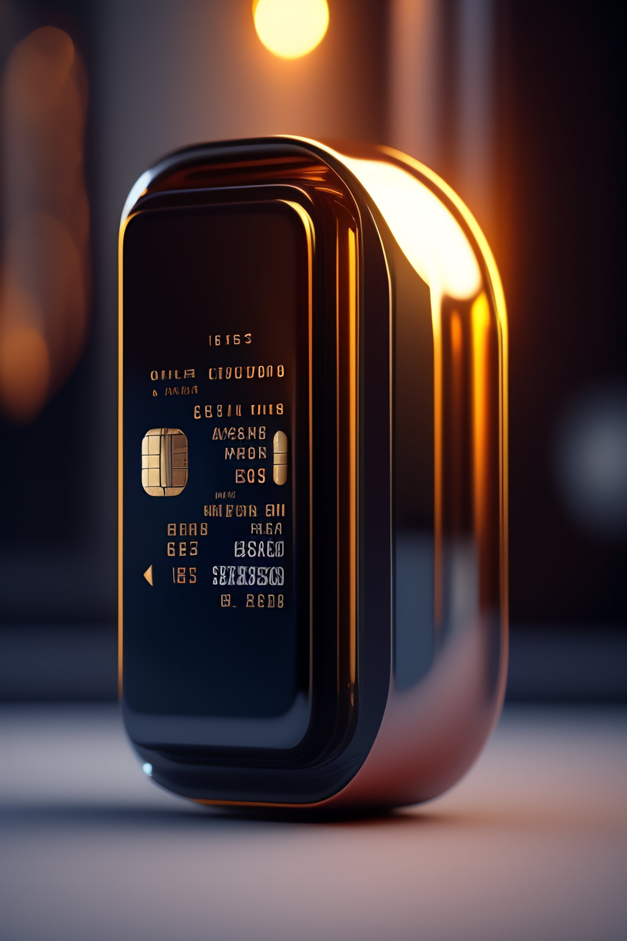 Lexica - Credit card, screen touch, dramatic lighting, elegant, highly ...