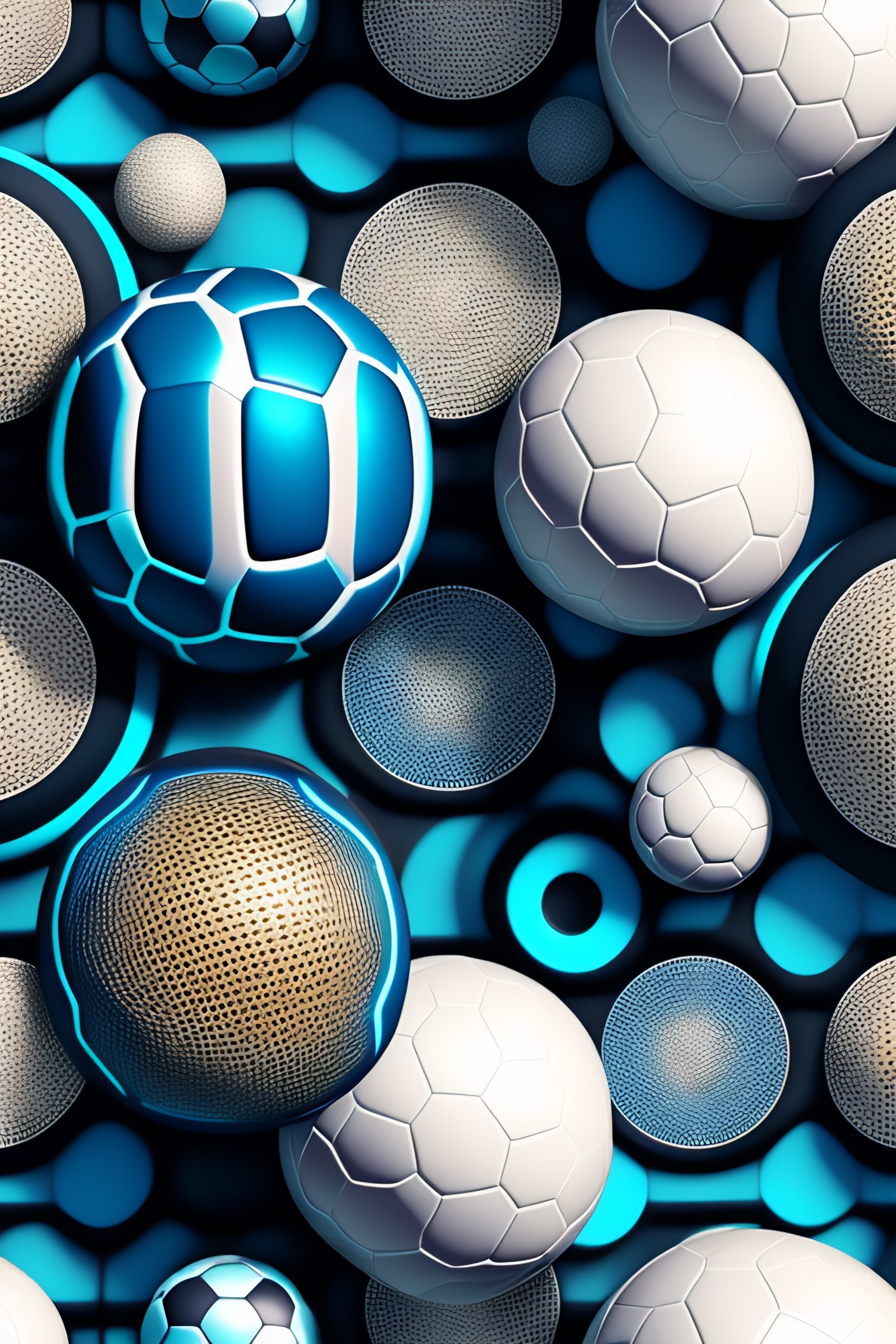 Lexica - Generate 3d soccer halftone pattern texture and leggings