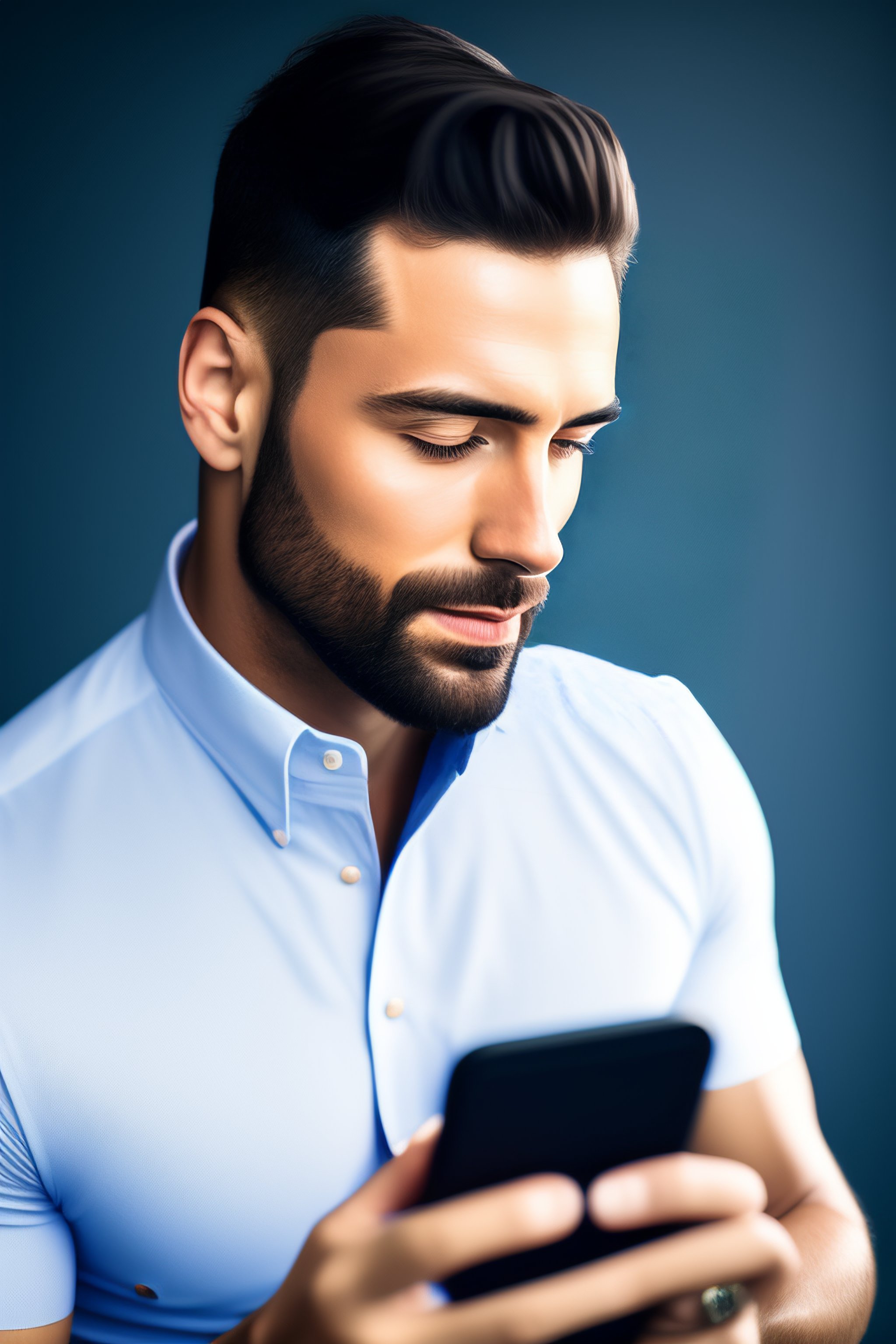 Lexica - A professional portrait DSLR photograph of a man wearing a ...