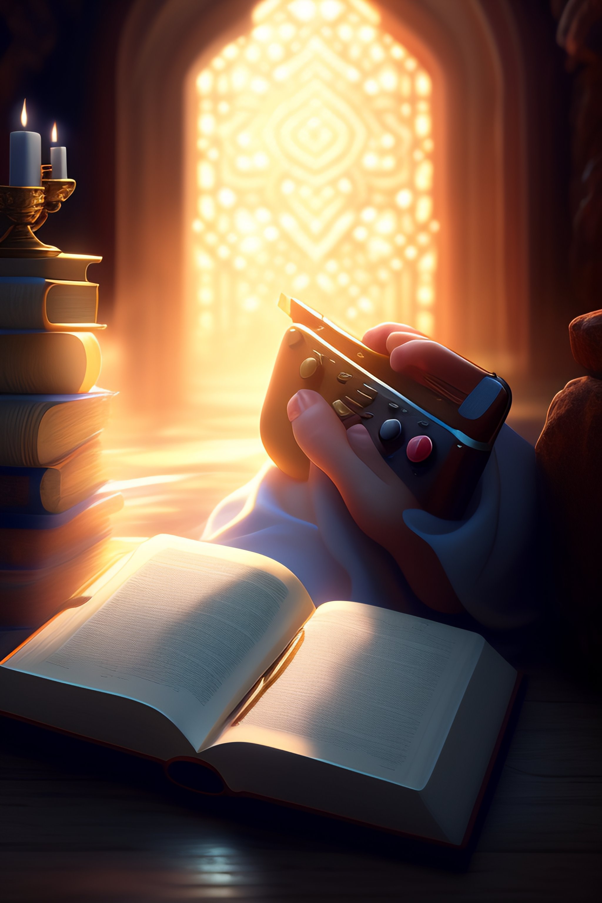 Lexica Kirby reading the bible, religious, christianity, video game