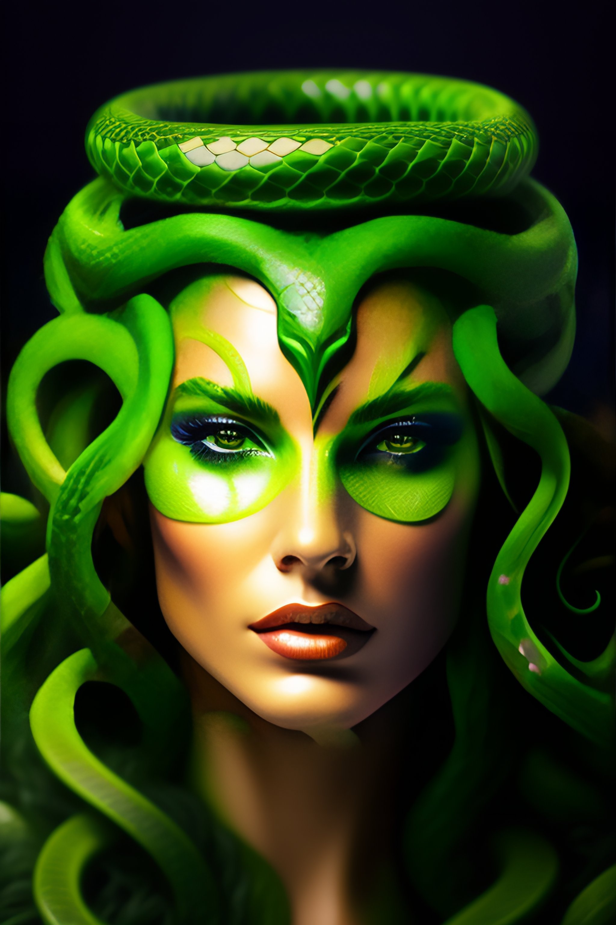 medusa without snakes