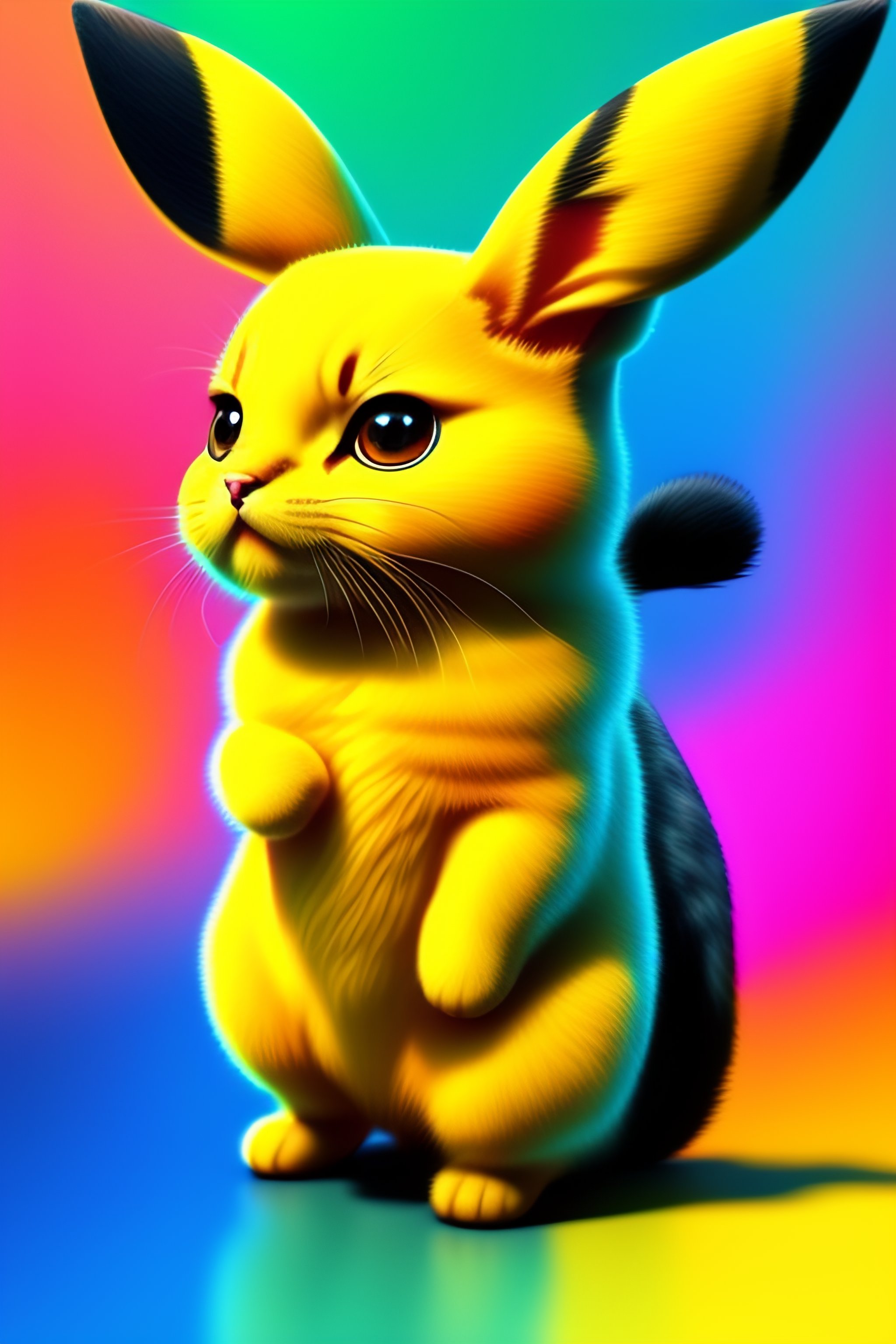 HD neon pikachu wallpapers