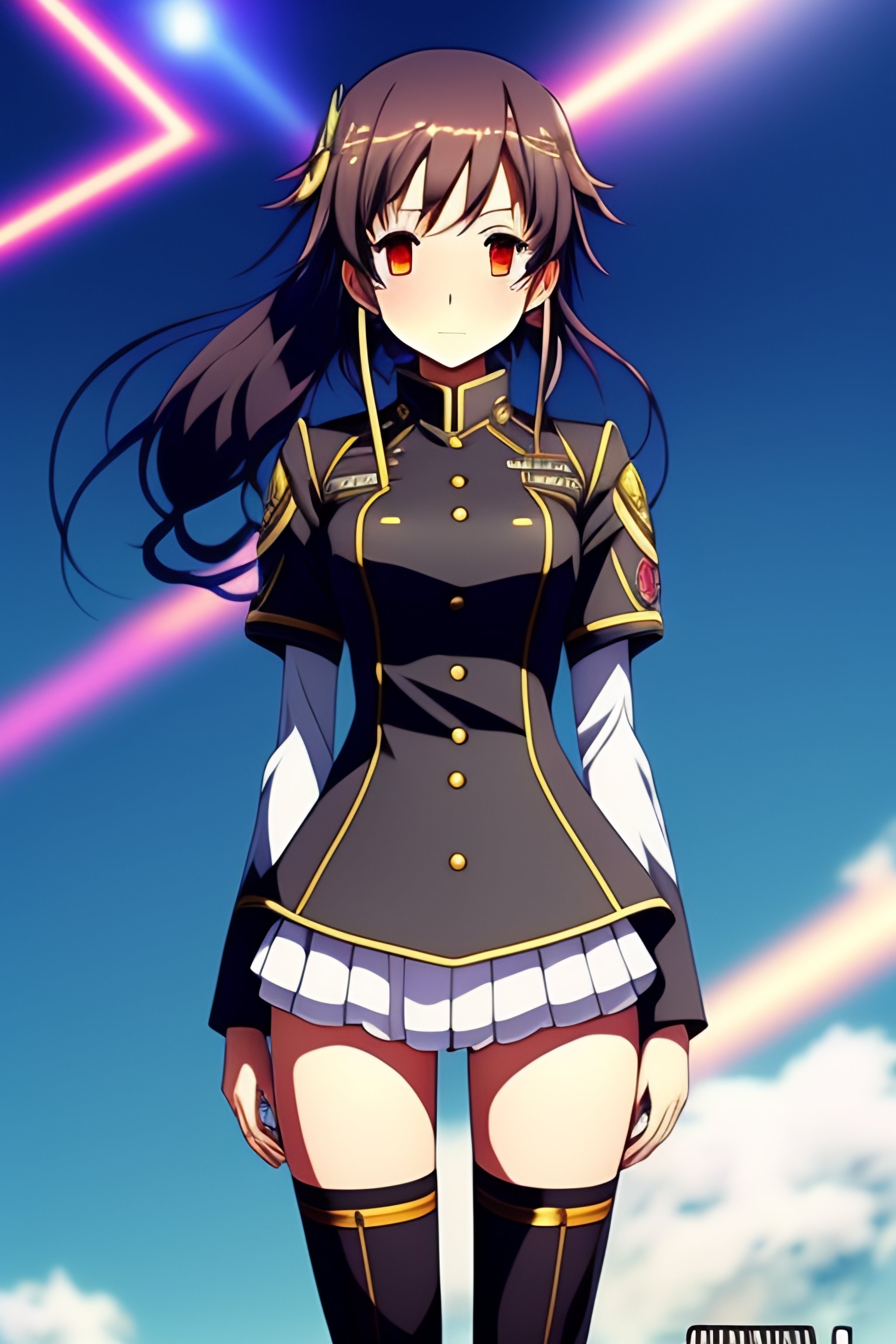 Lexica - Manga character with a uniform from Sword art online