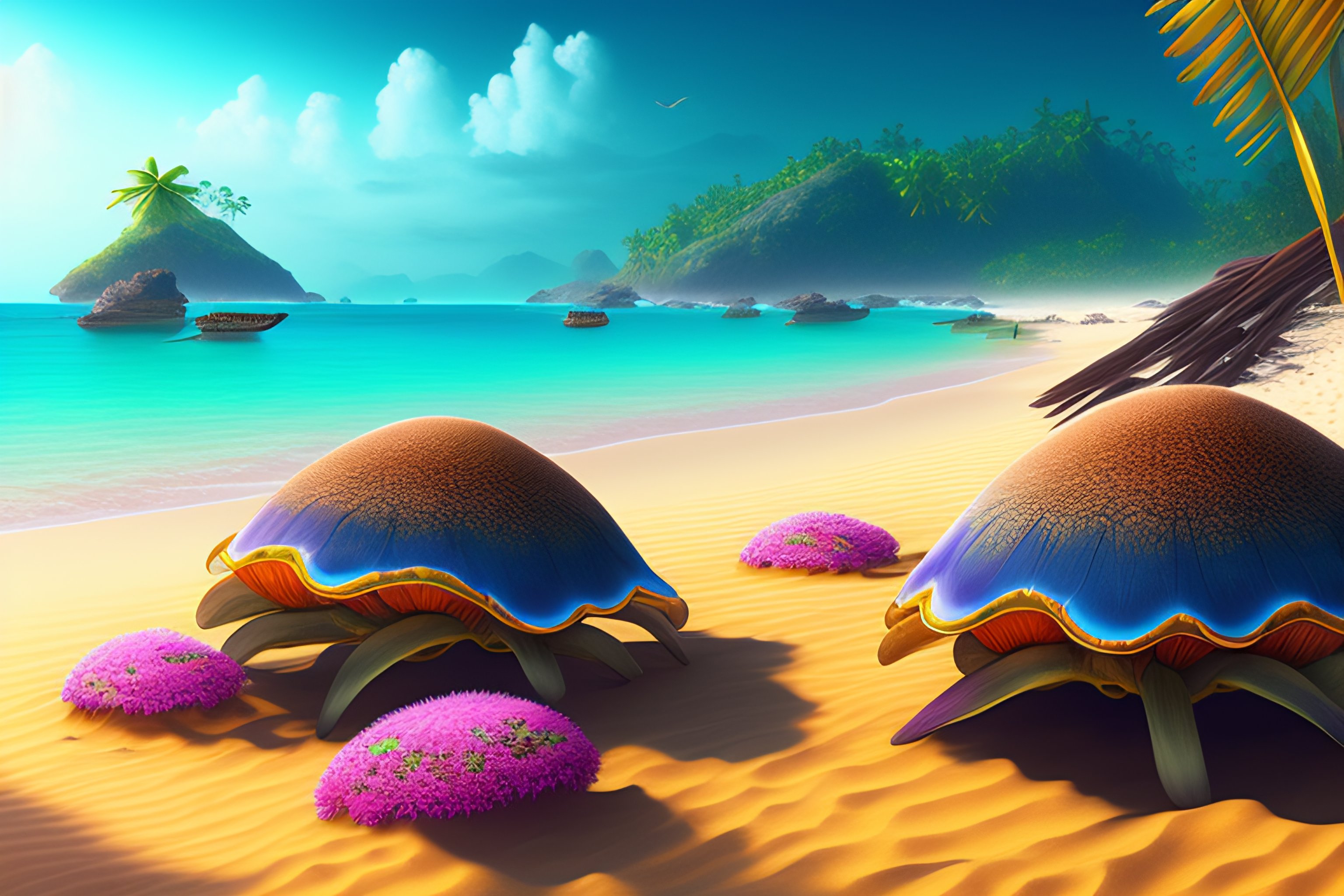 Lexica - Giant shells clams monsters and coconut island coconut crabs ...