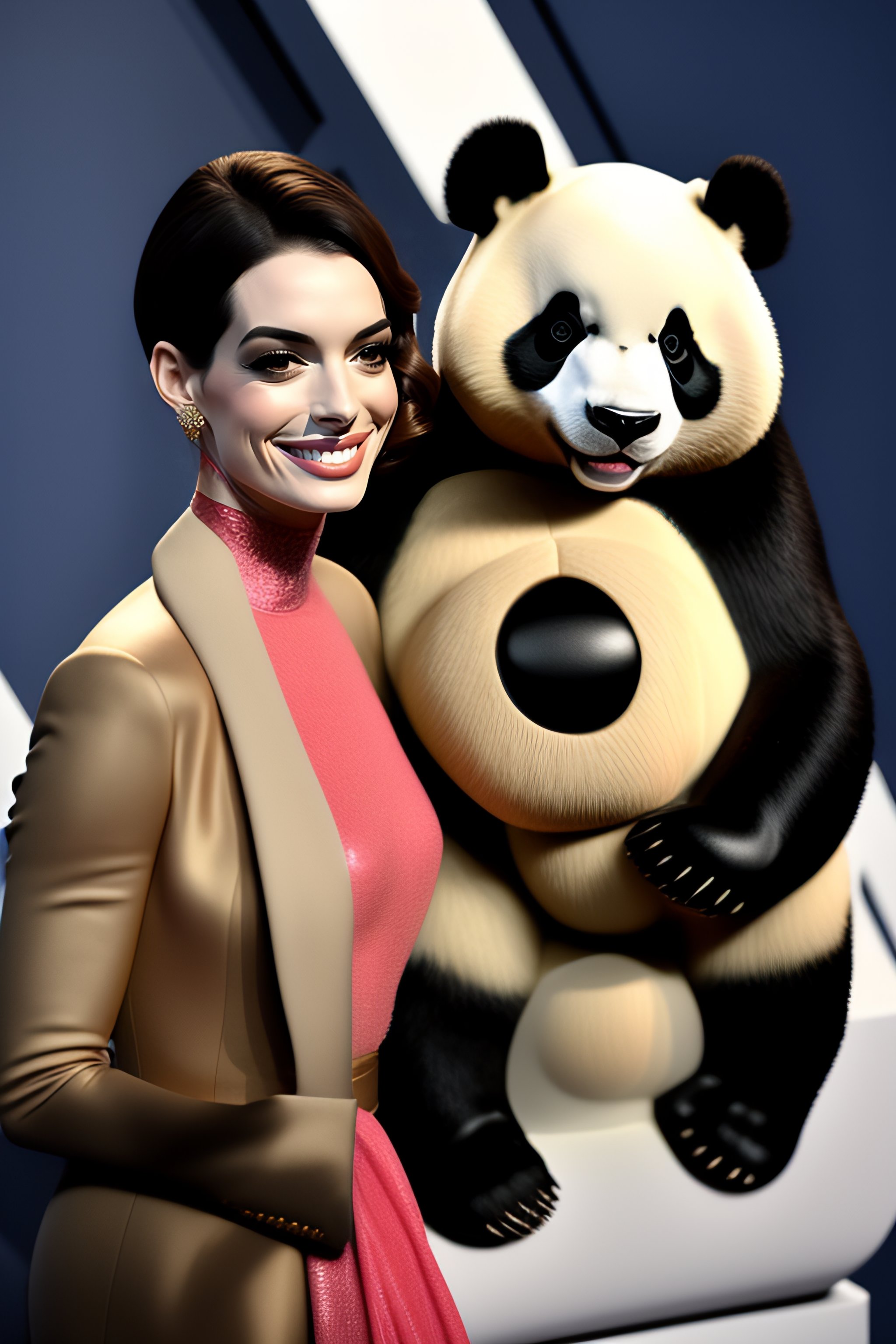 Costume Gonfiabile Panda Adulto - Kung Fu Panda - Joe-Anne Company - Taglia Unica