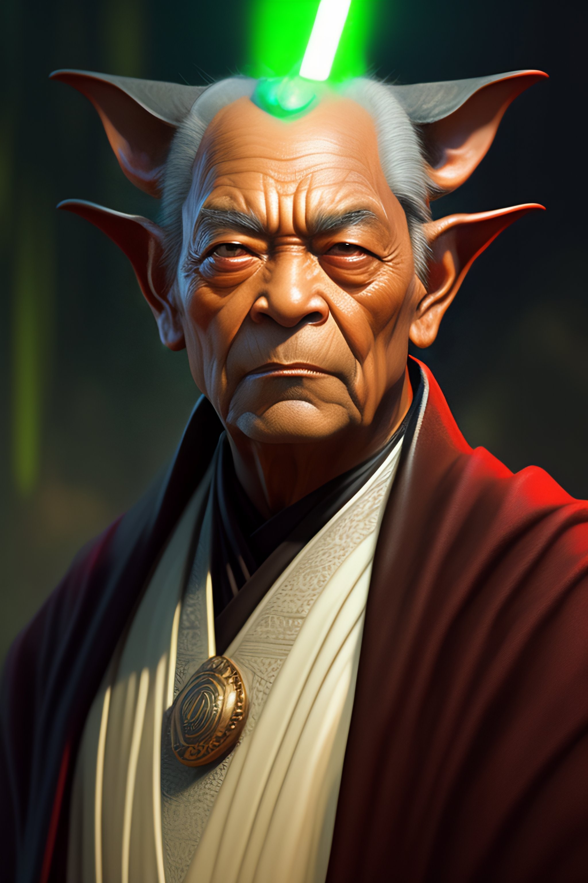 Lexica - Master yoda as sith, realism, smooth, trending on artstation ...