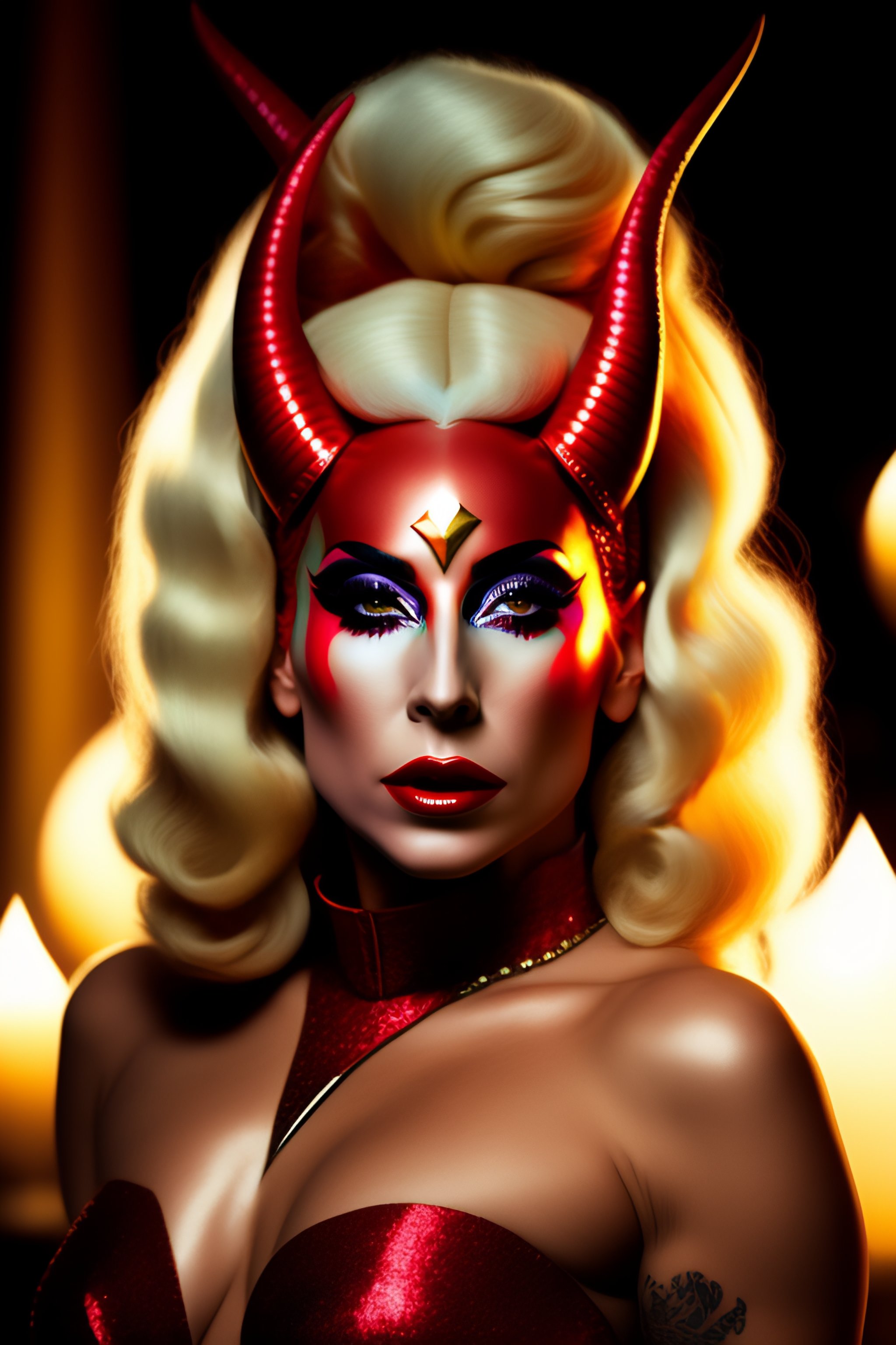 Lexica - Lady Gaga as the devil