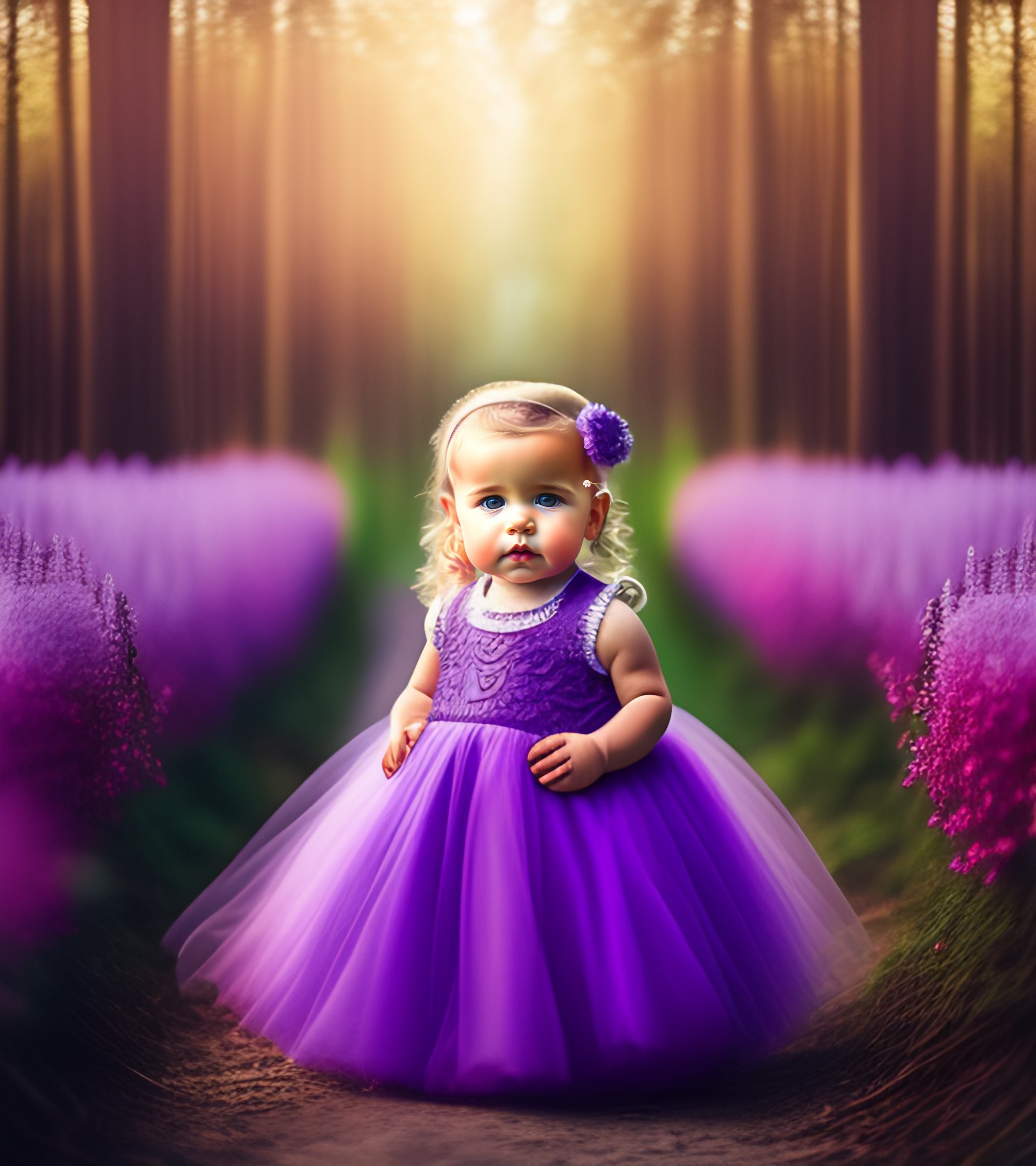 Infant purple clearance dress