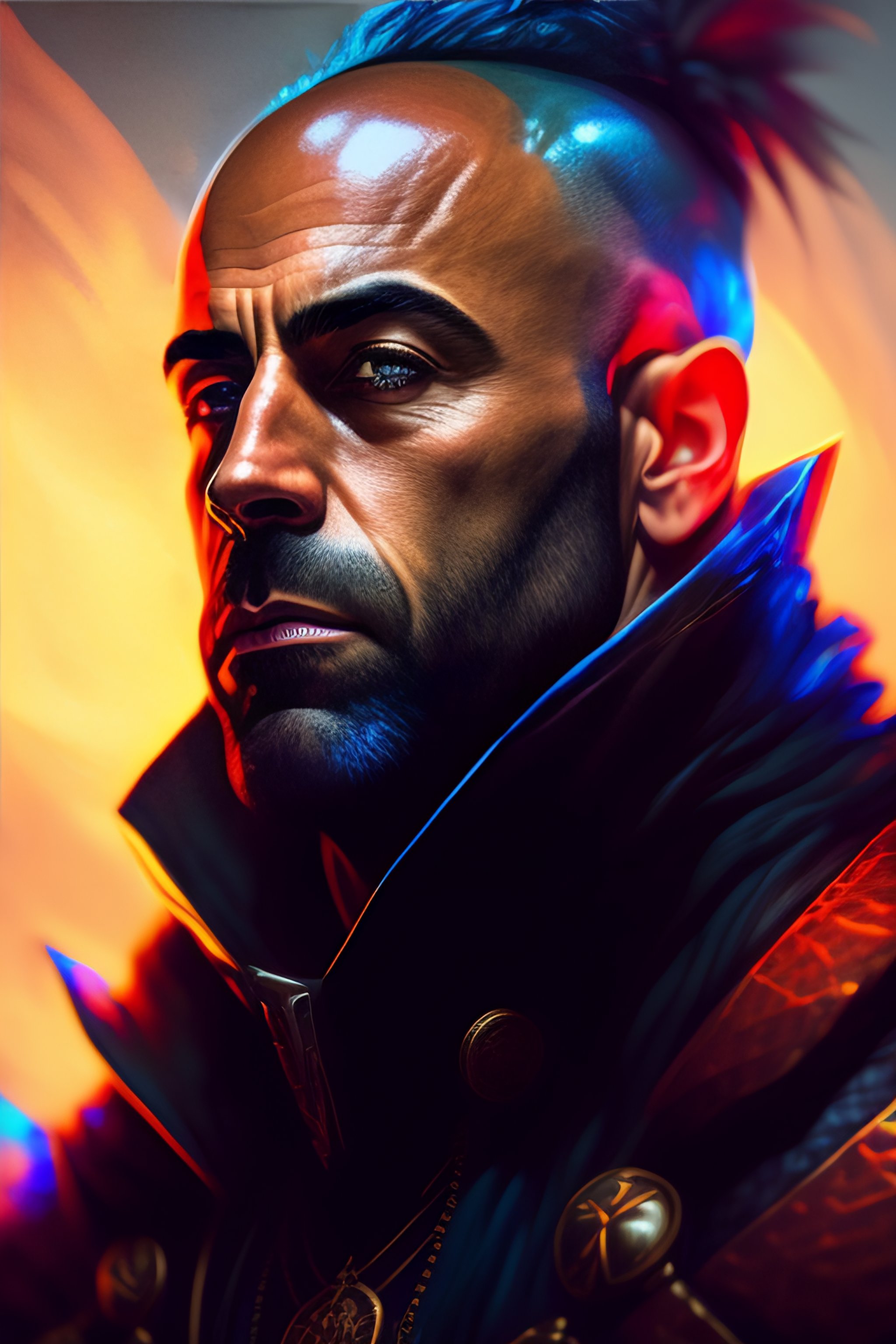 Lexica - Joe rogan as diablo character, digital illustration portrait ...