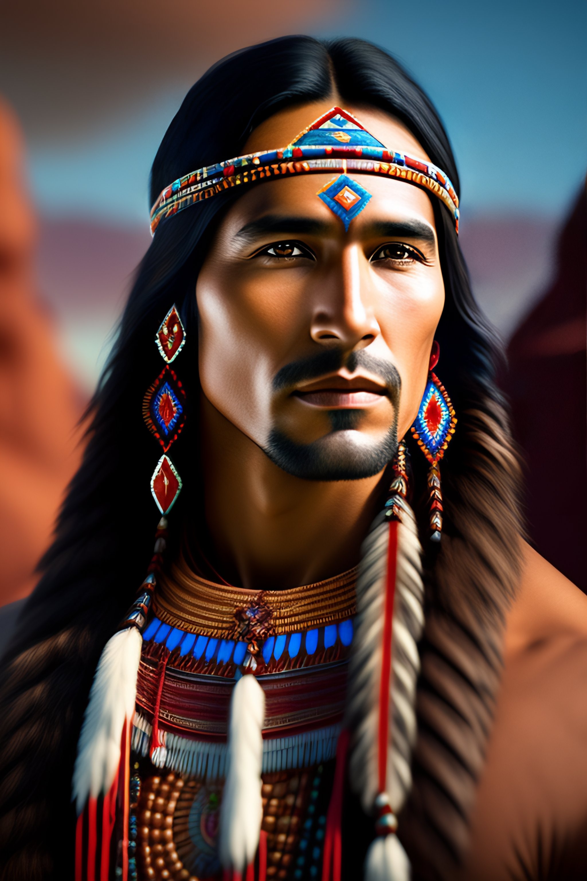 lexica-native-american-20-40-year-old-man-portrait-in-3d-digital-art