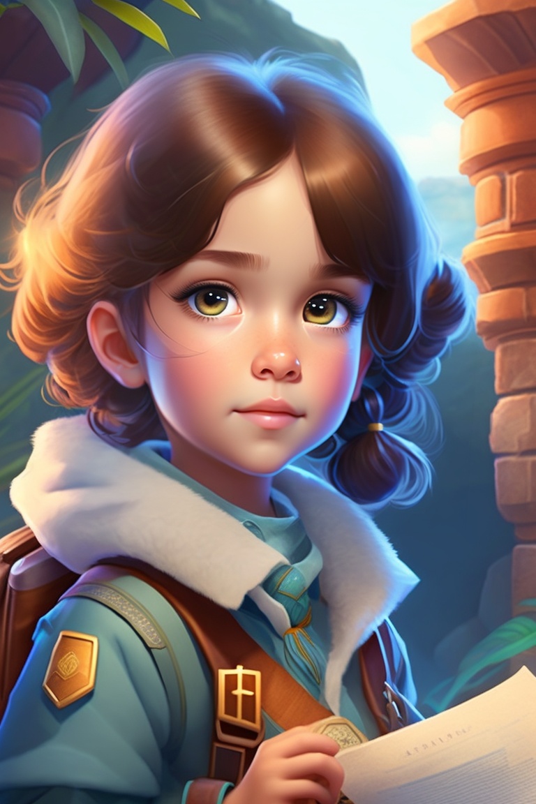 Lexica - Introduce the protagonist, a young explorer named Amelia, who ...
