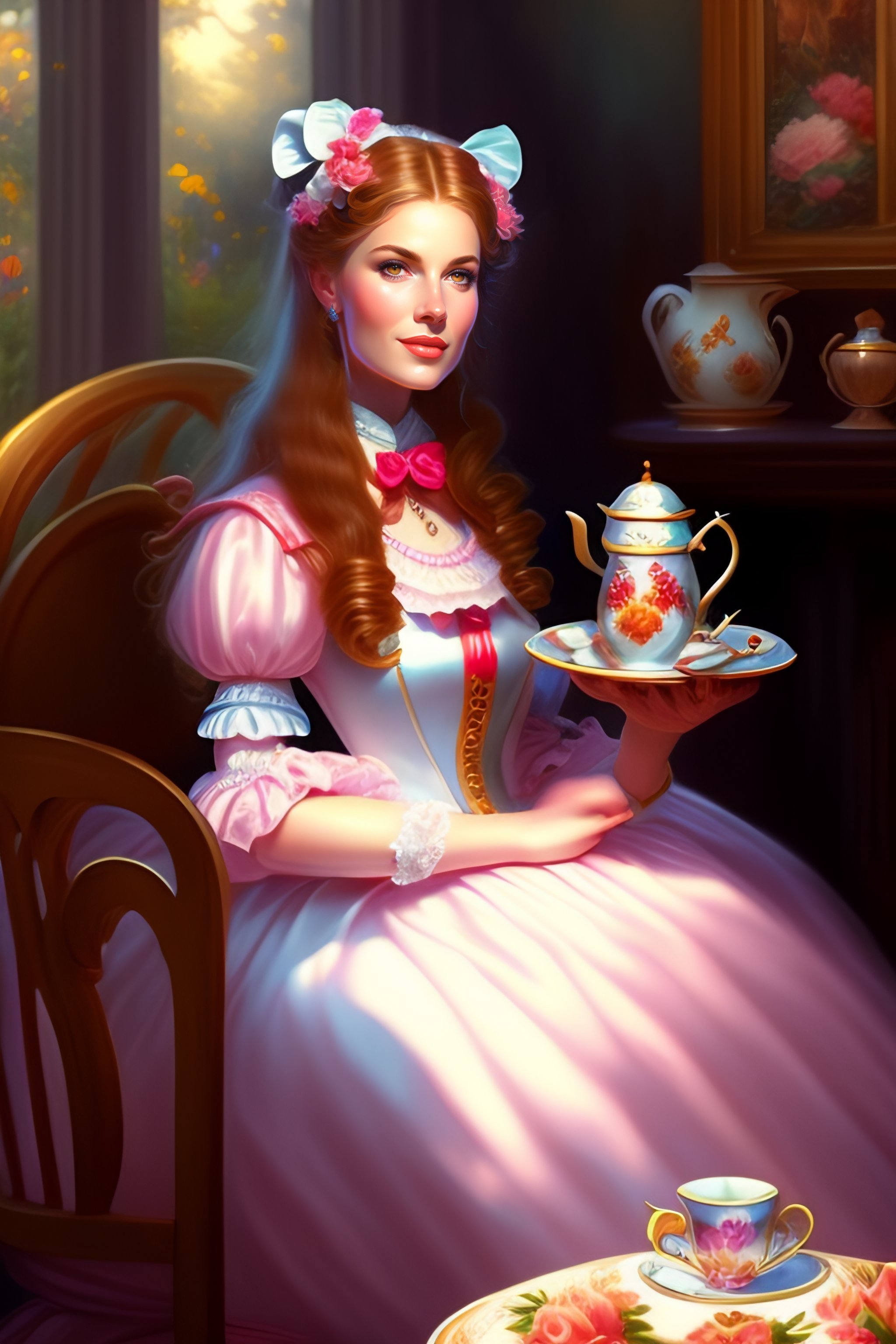 ArtStation - Alice in Wonderland Tea Party