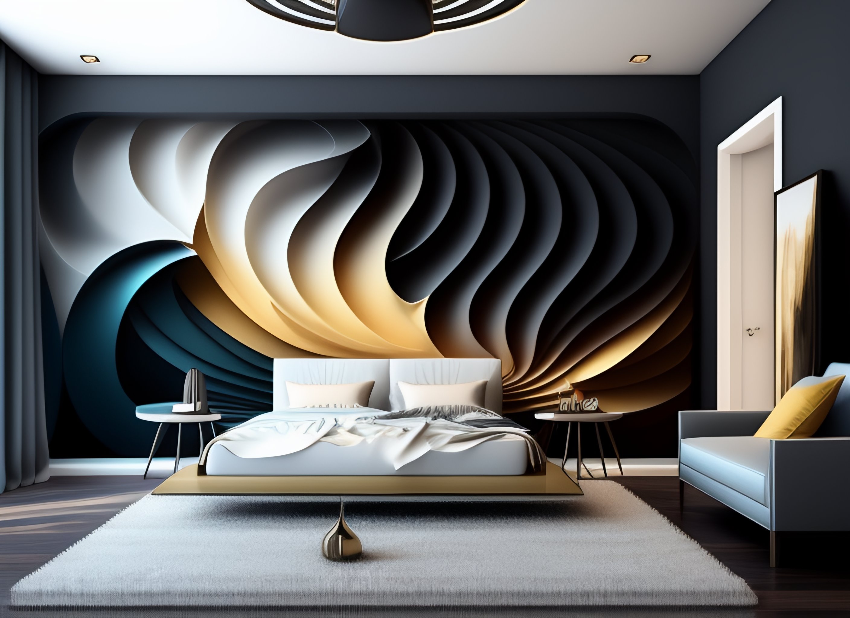 Lexica - Lexury 3d abstract wall design