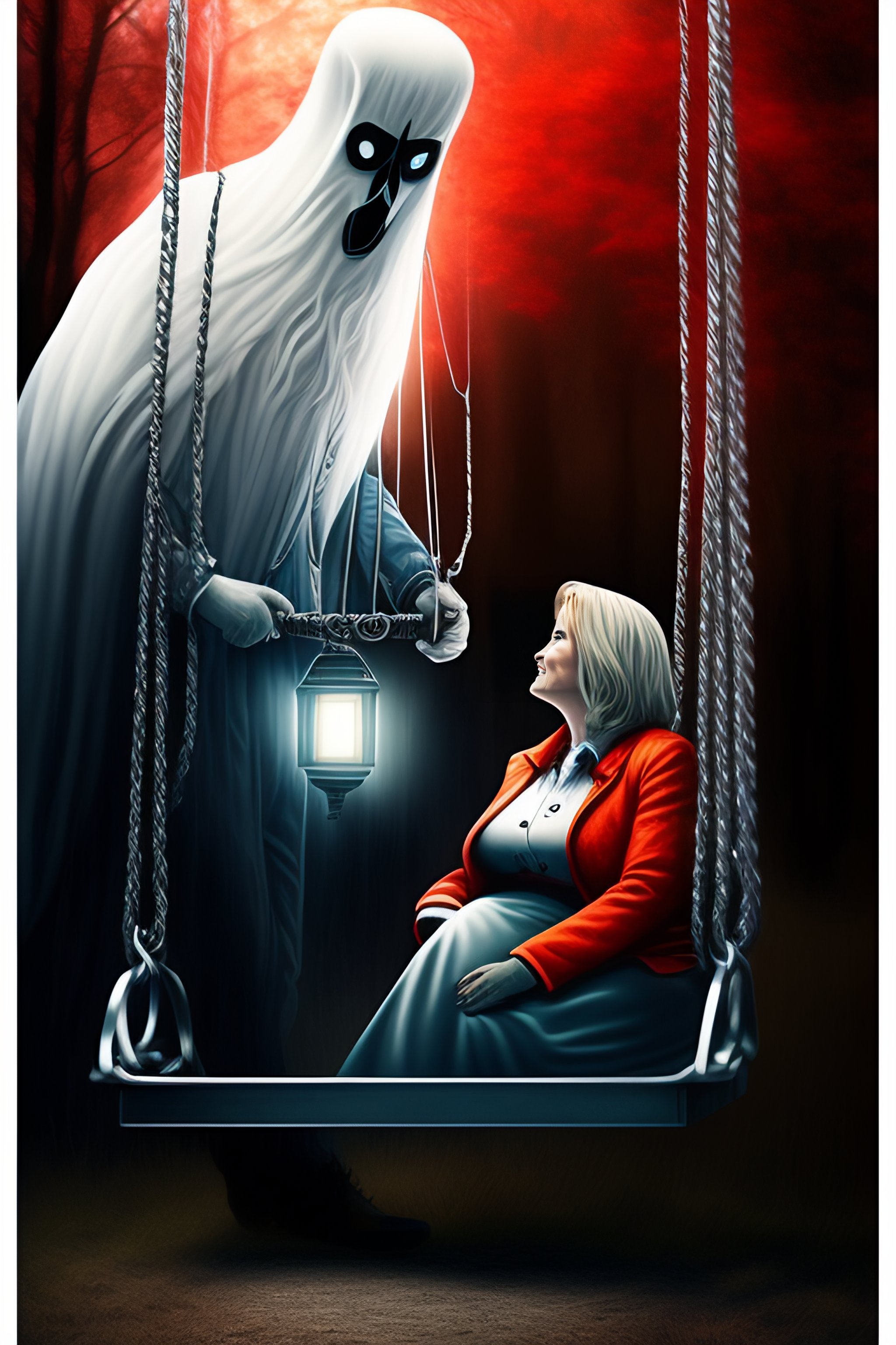 Lexica - A man and a woman in love with a silver red remote control ...