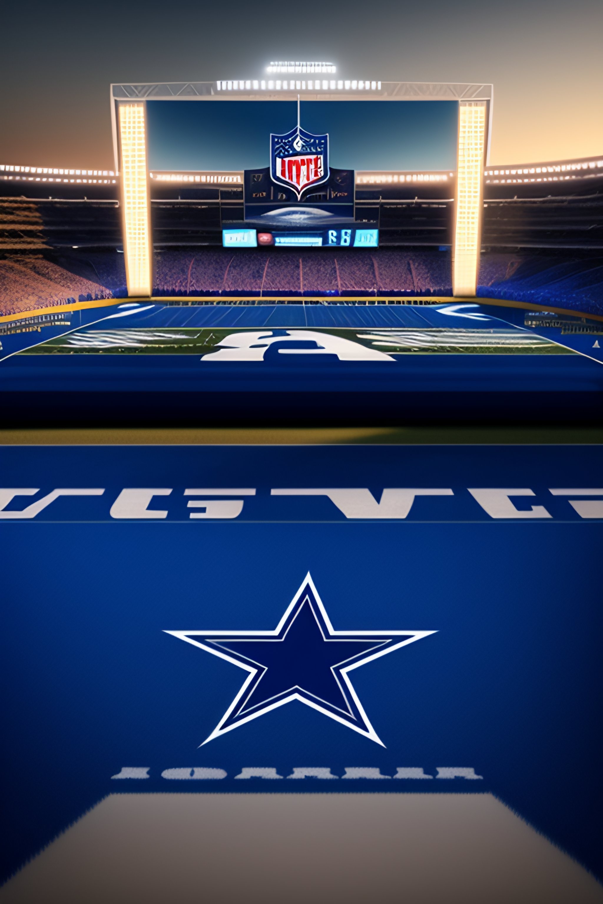 Lexica - Dallas Cowboys football superbowl pennant 2023
