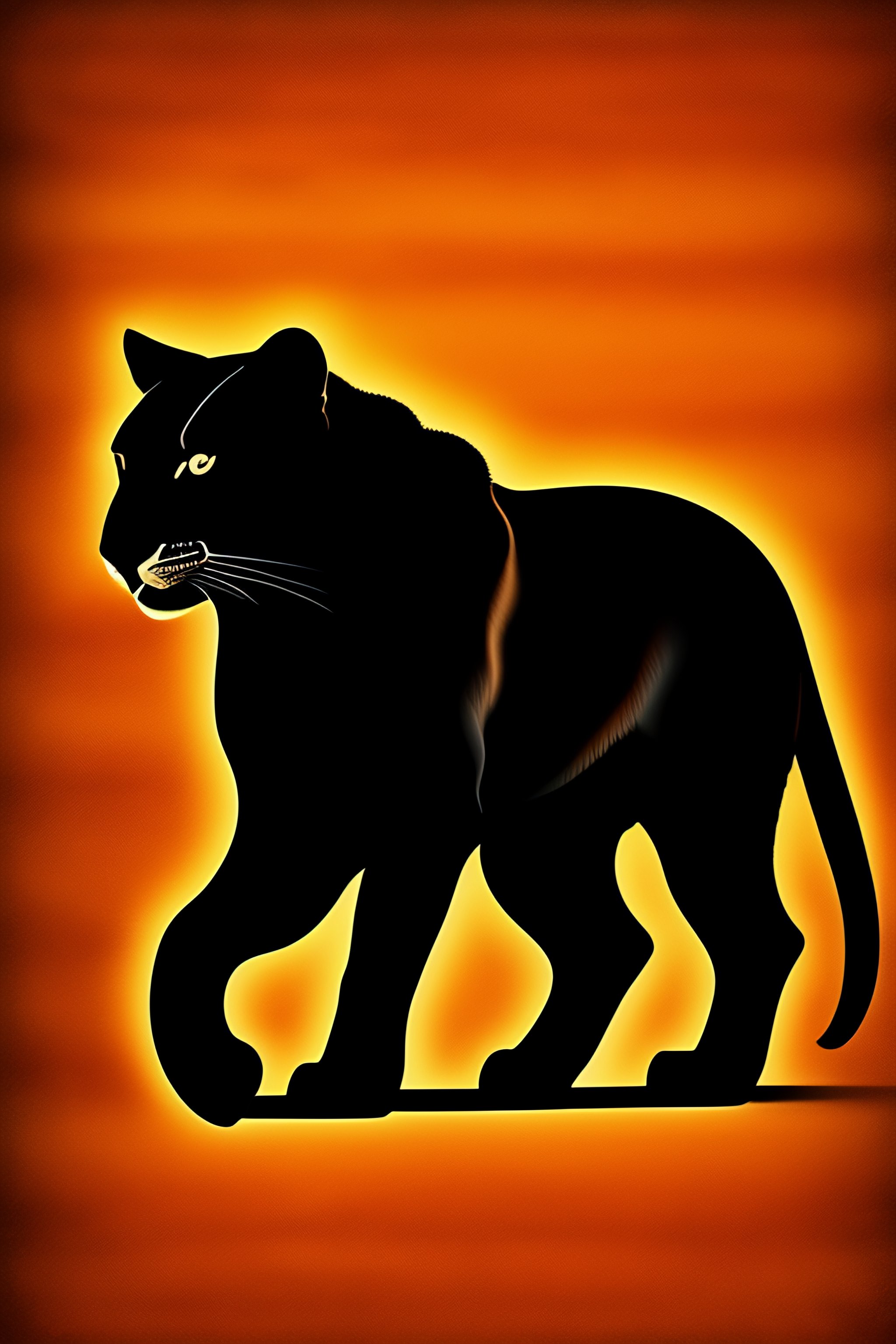 Jaguar Leaper 3D LOGO, Emblem, Aufkleber