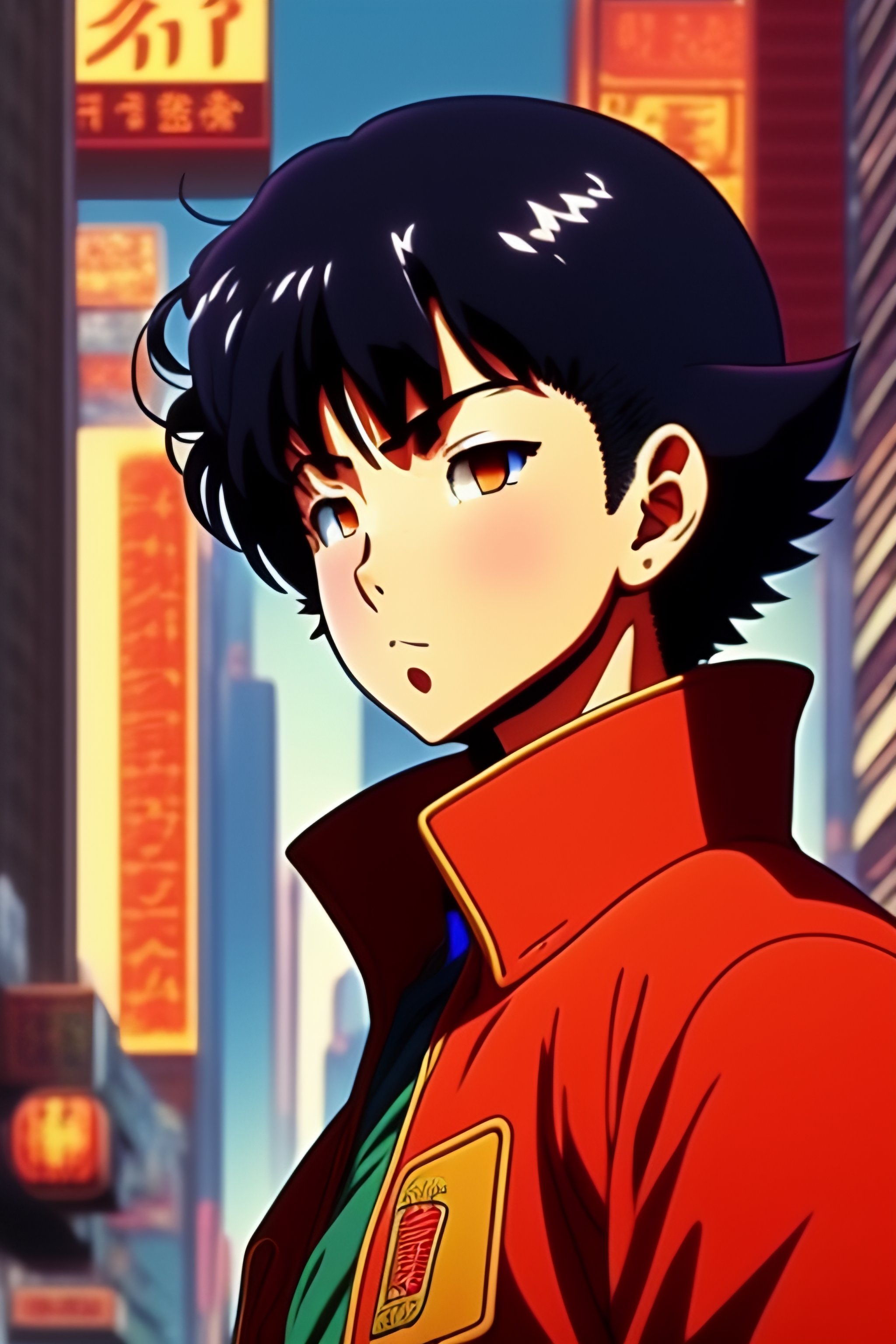 Lexica - Vintage anime screenshot from Akira, 90's anime aesthetic