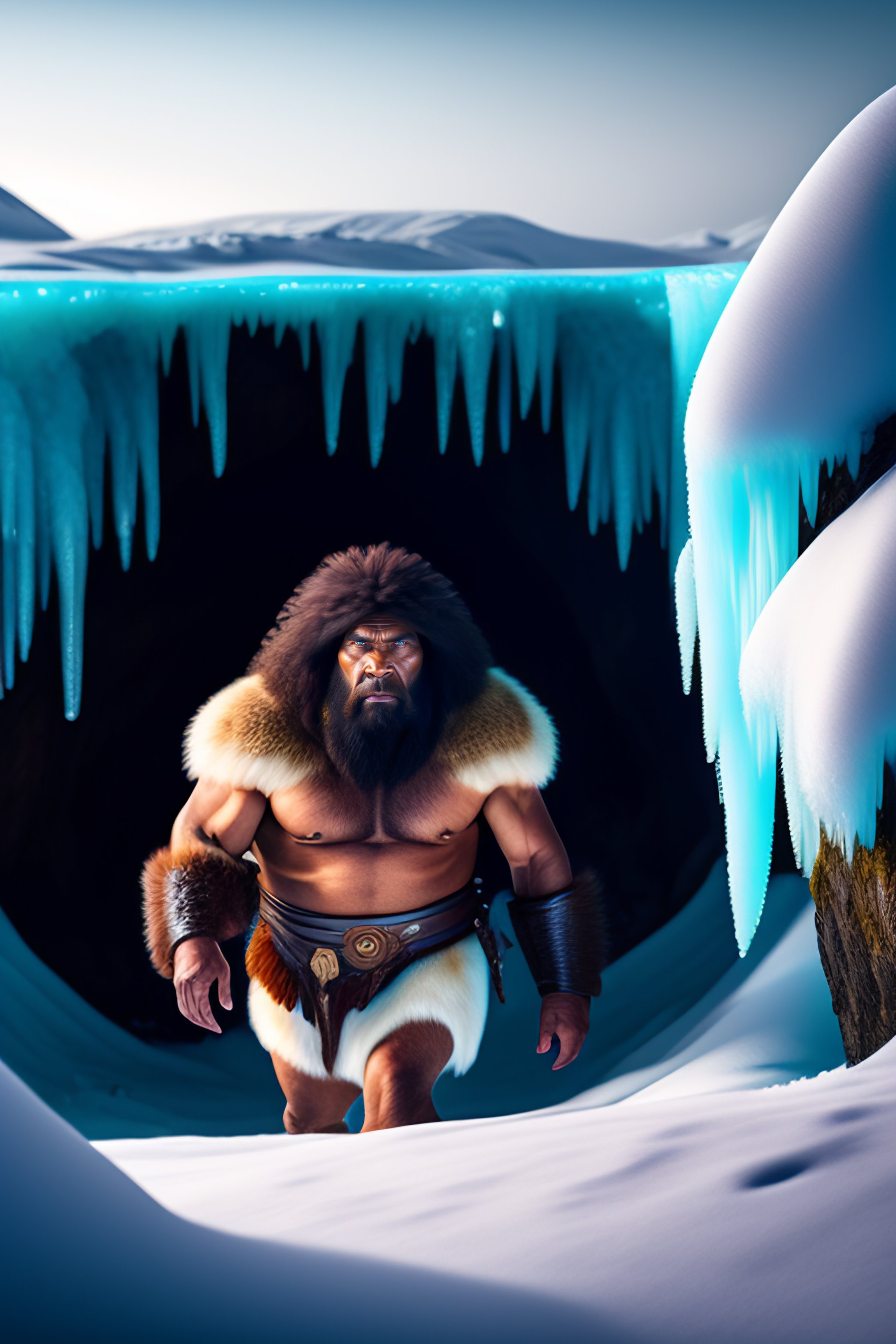 frozen neanderthal