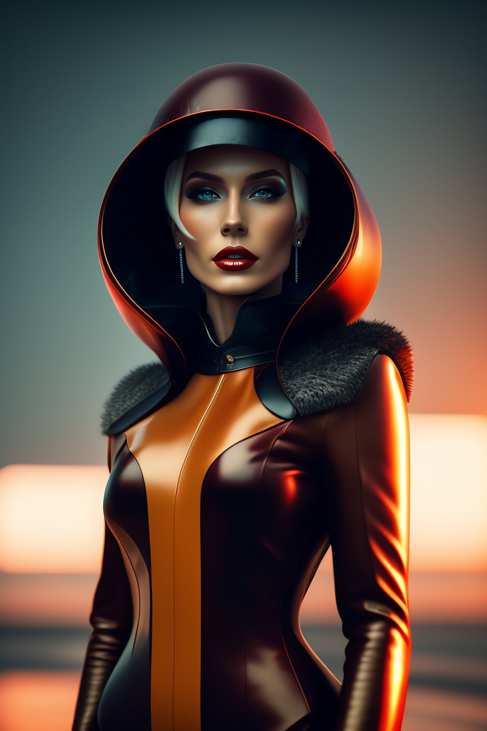 Lexica - Sexy woman in simon stalenhag style 1920s futuristic ...