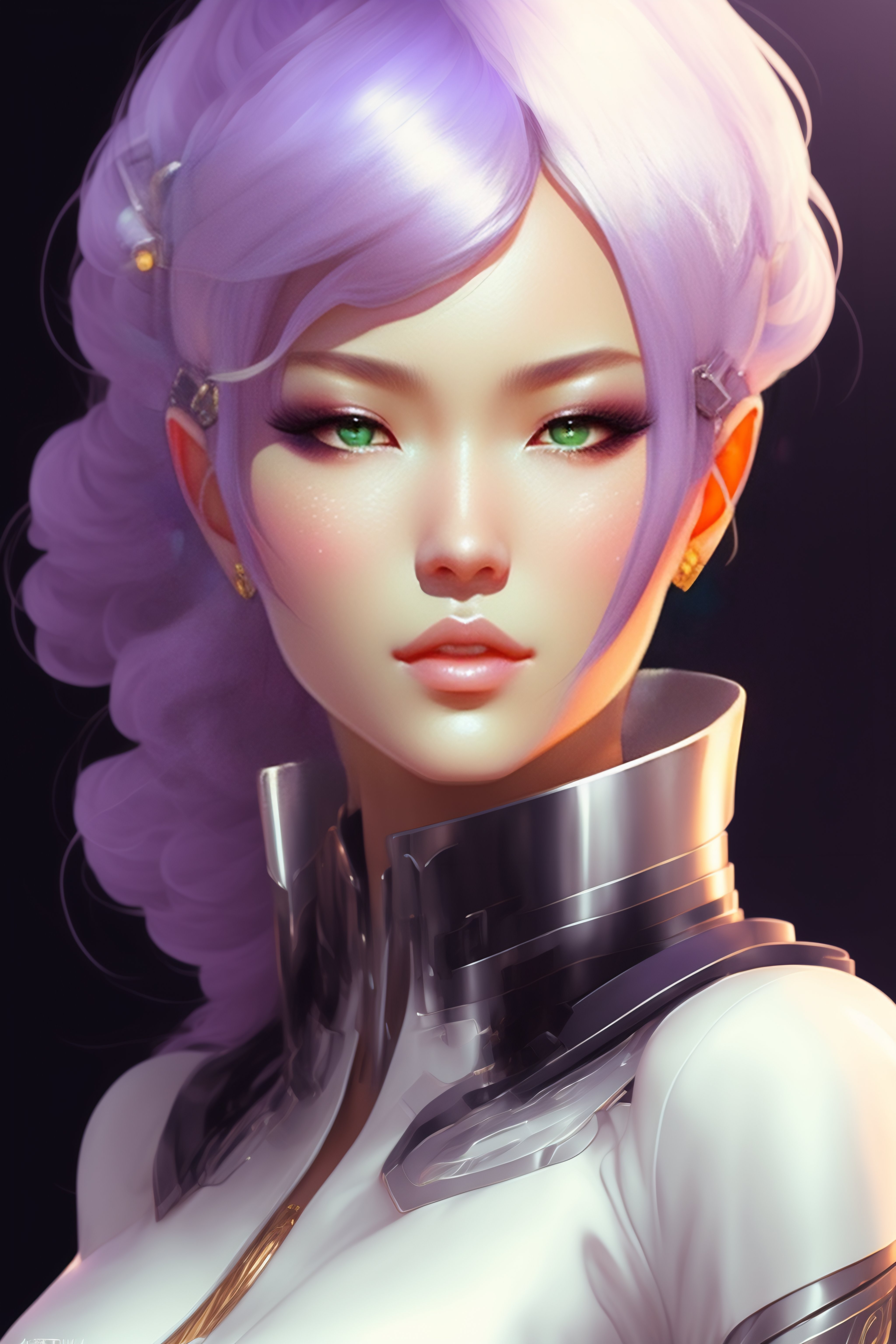 Lexica Muted Colors Beautiful Cybernetic Woman Cute Girl Beautiful Beautiful Perfect