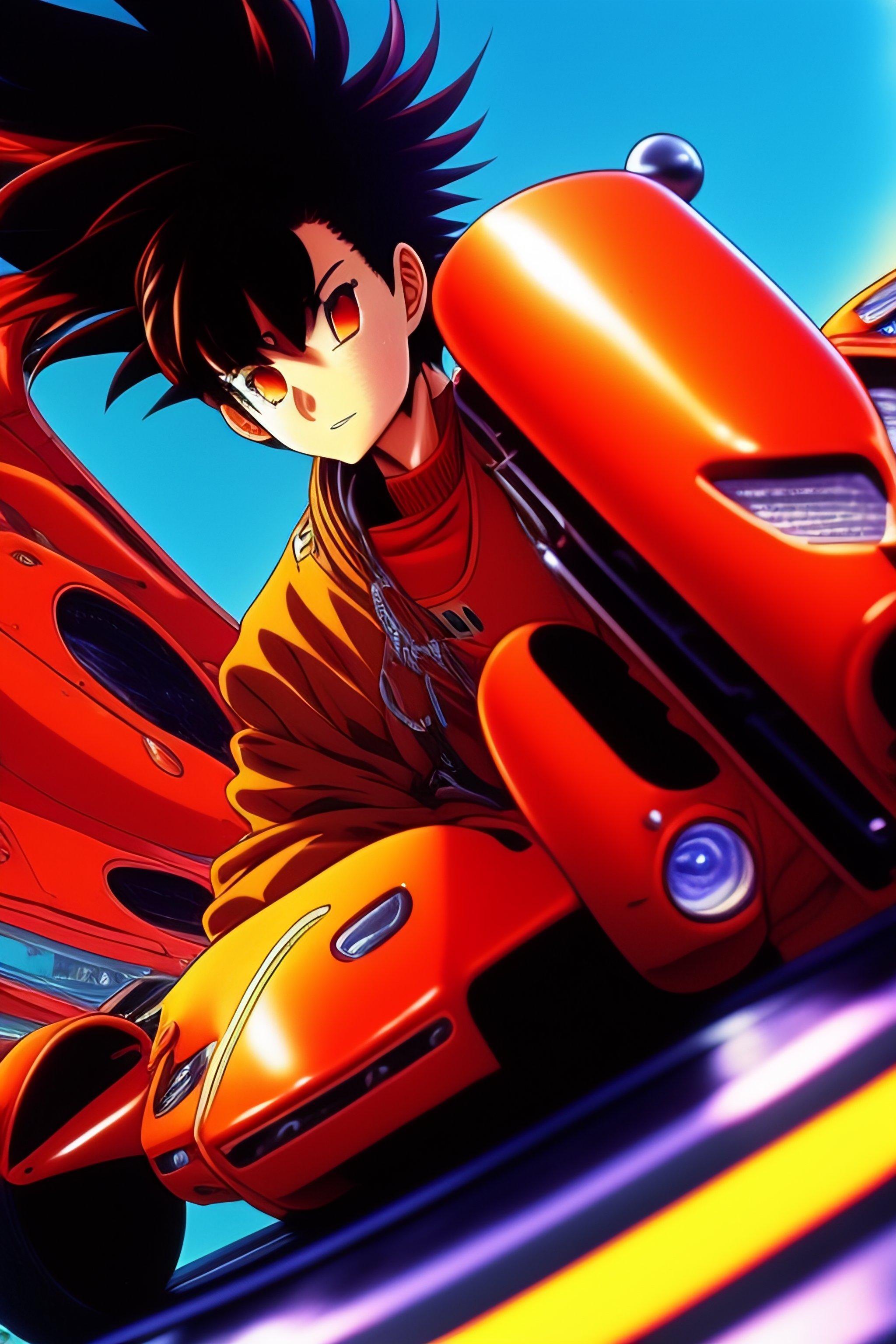 Lexica - Vintage anime screenshot from Akira, 90's anime aesthetic