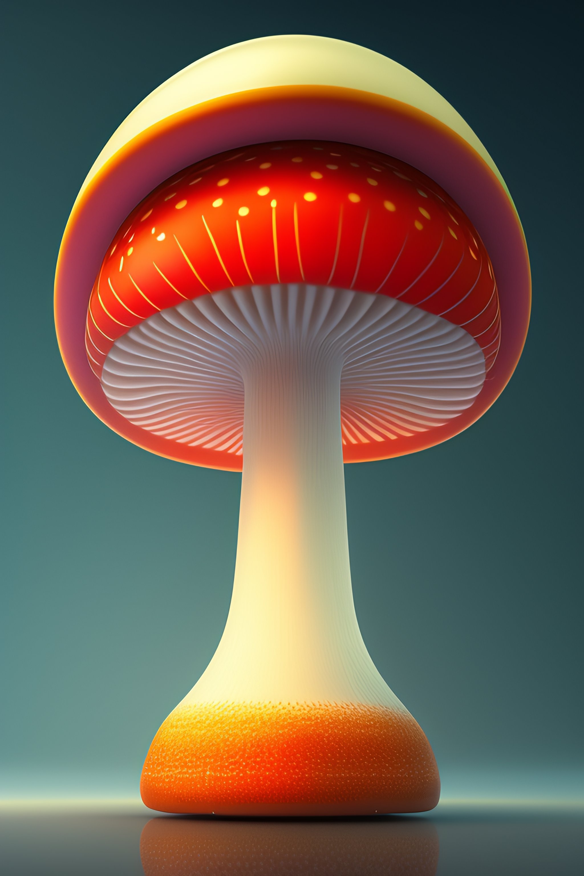Lexica 2 D Illustration Concept Art Behance Artstation 4 K 8 K Giant Mushroom Amanita 