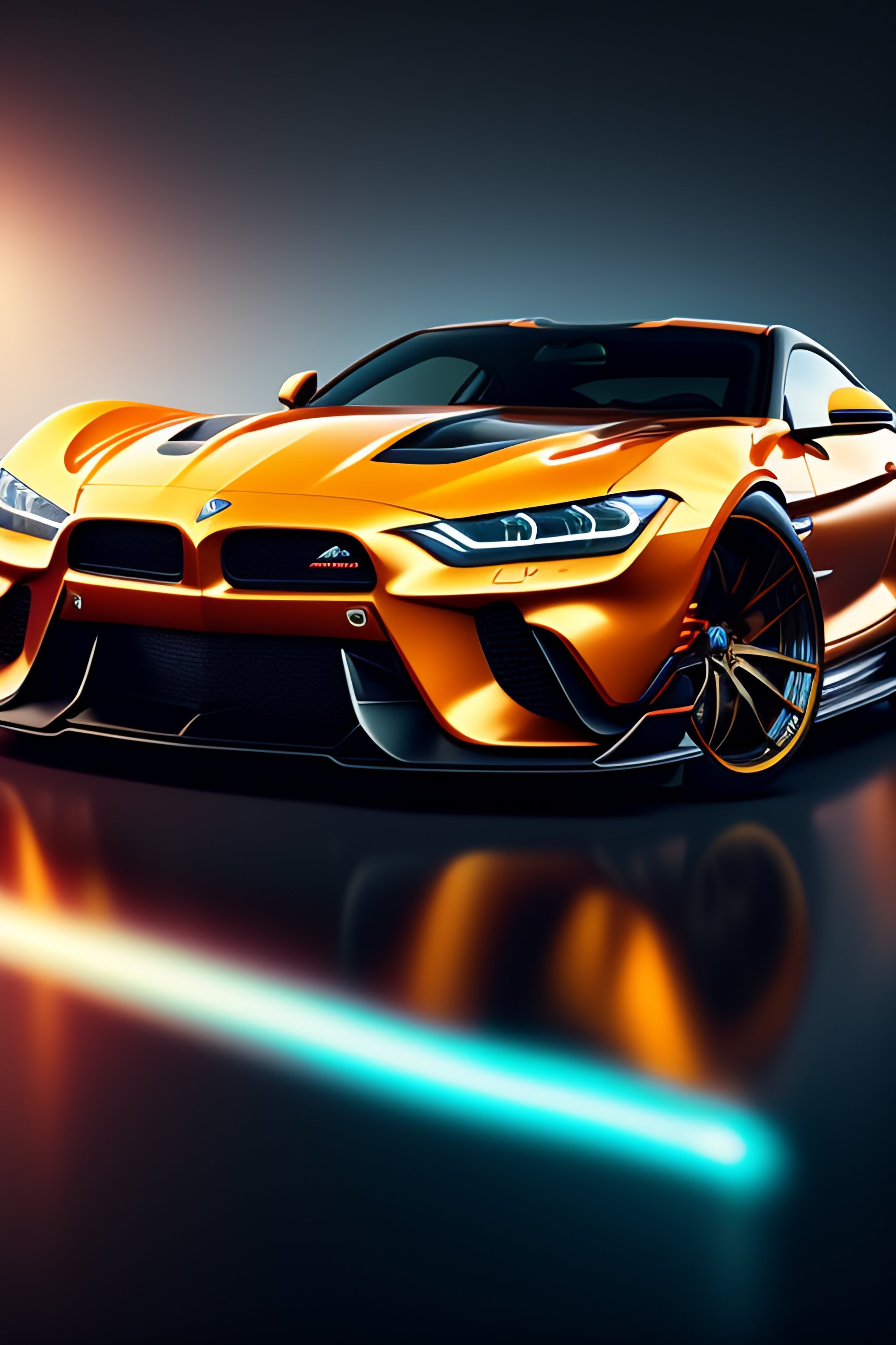 Lexica - Hyper realistic 8k blaze car