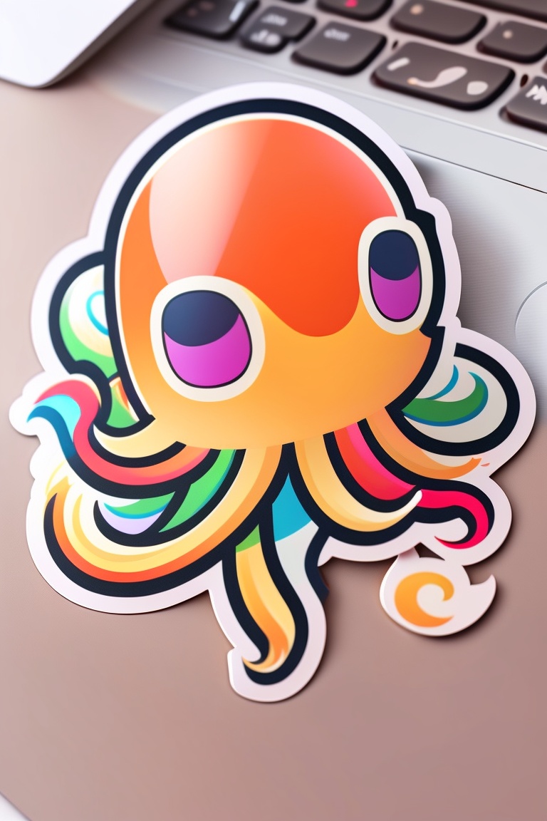 Supreme 2024 octopus sticker