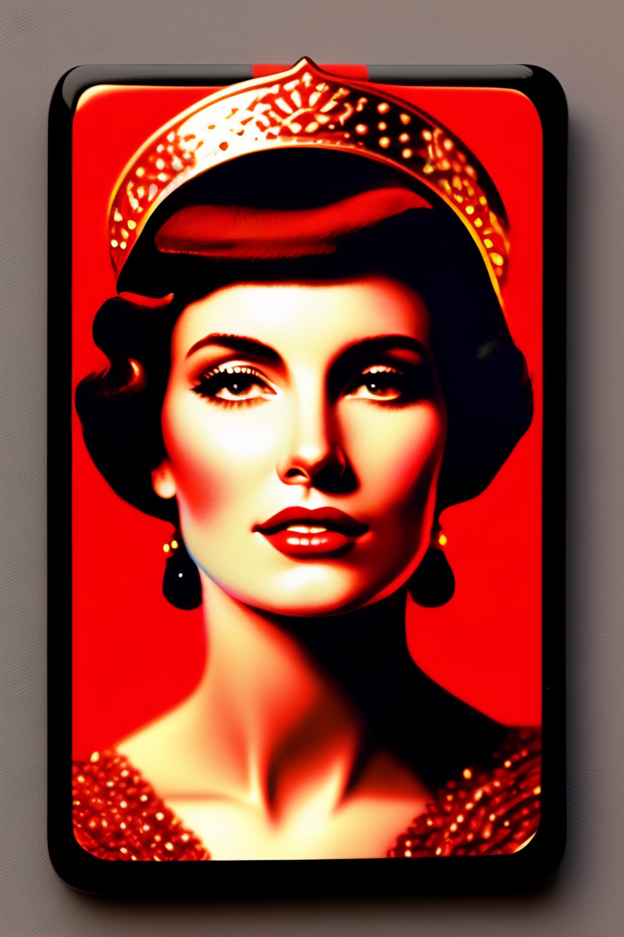 Lexica - A traditional red and white magnet