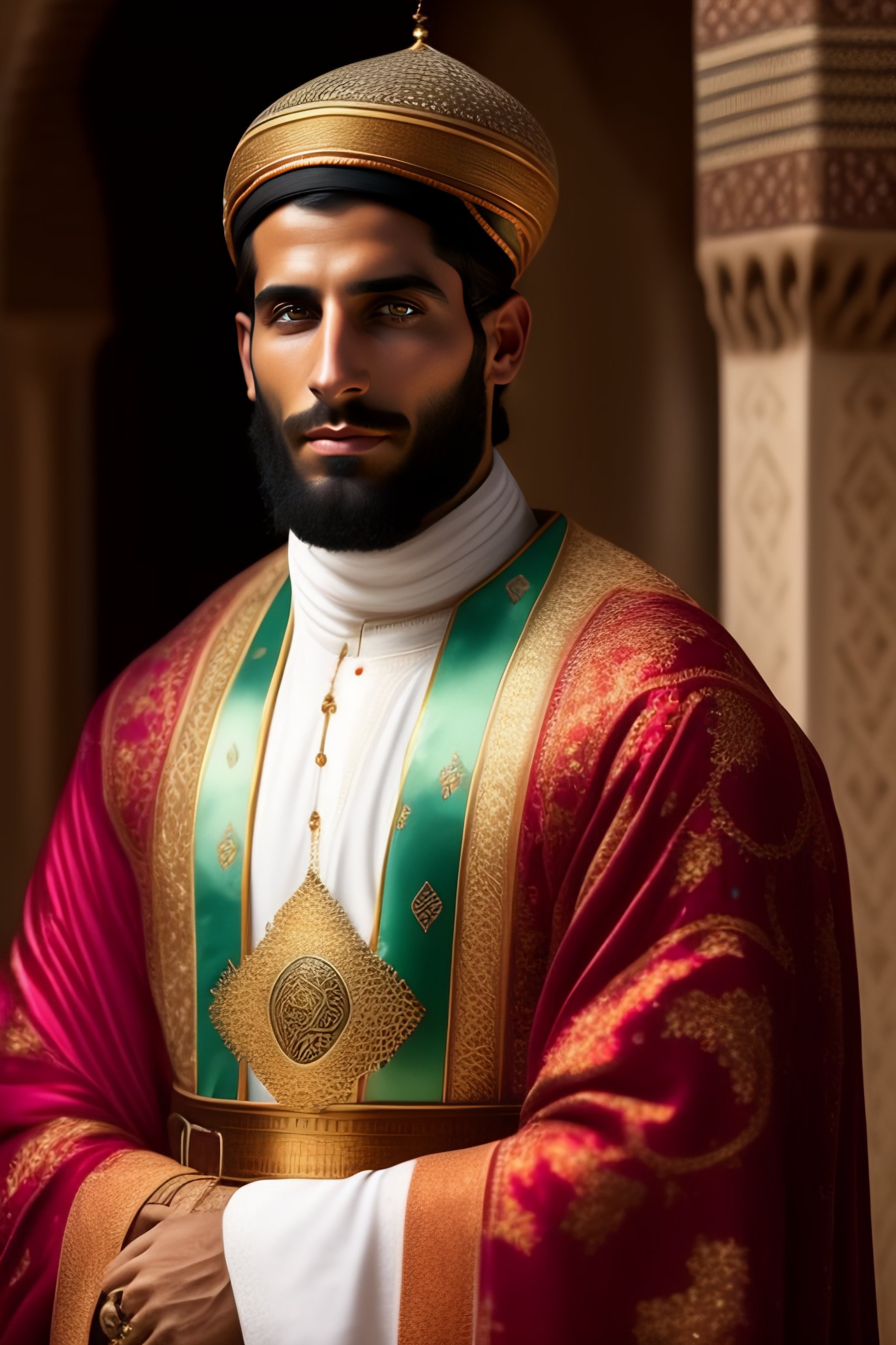 Lexica - Beautiful Jewish man, medieval Arabic clothes, Andalusia ...