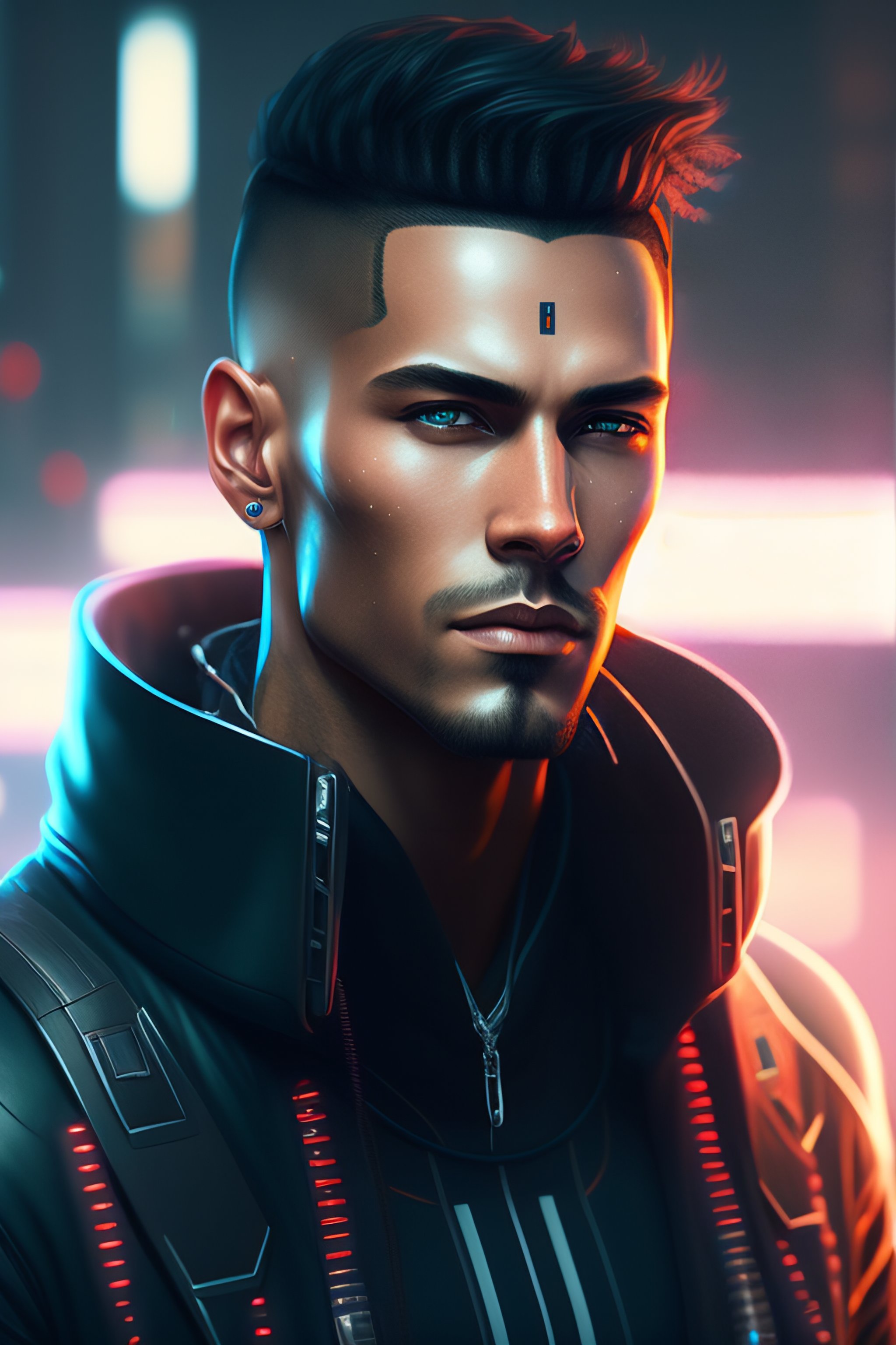 cyberpunk man art