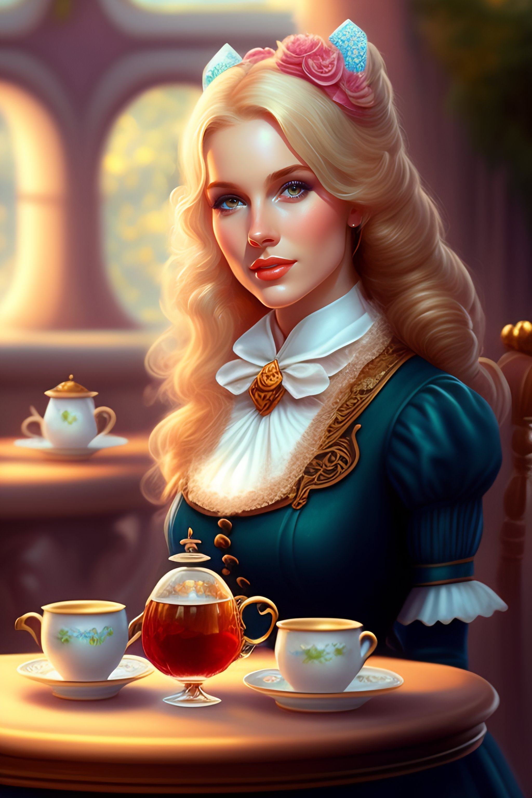 ArtStation - Alice in Wonderland Tea Party