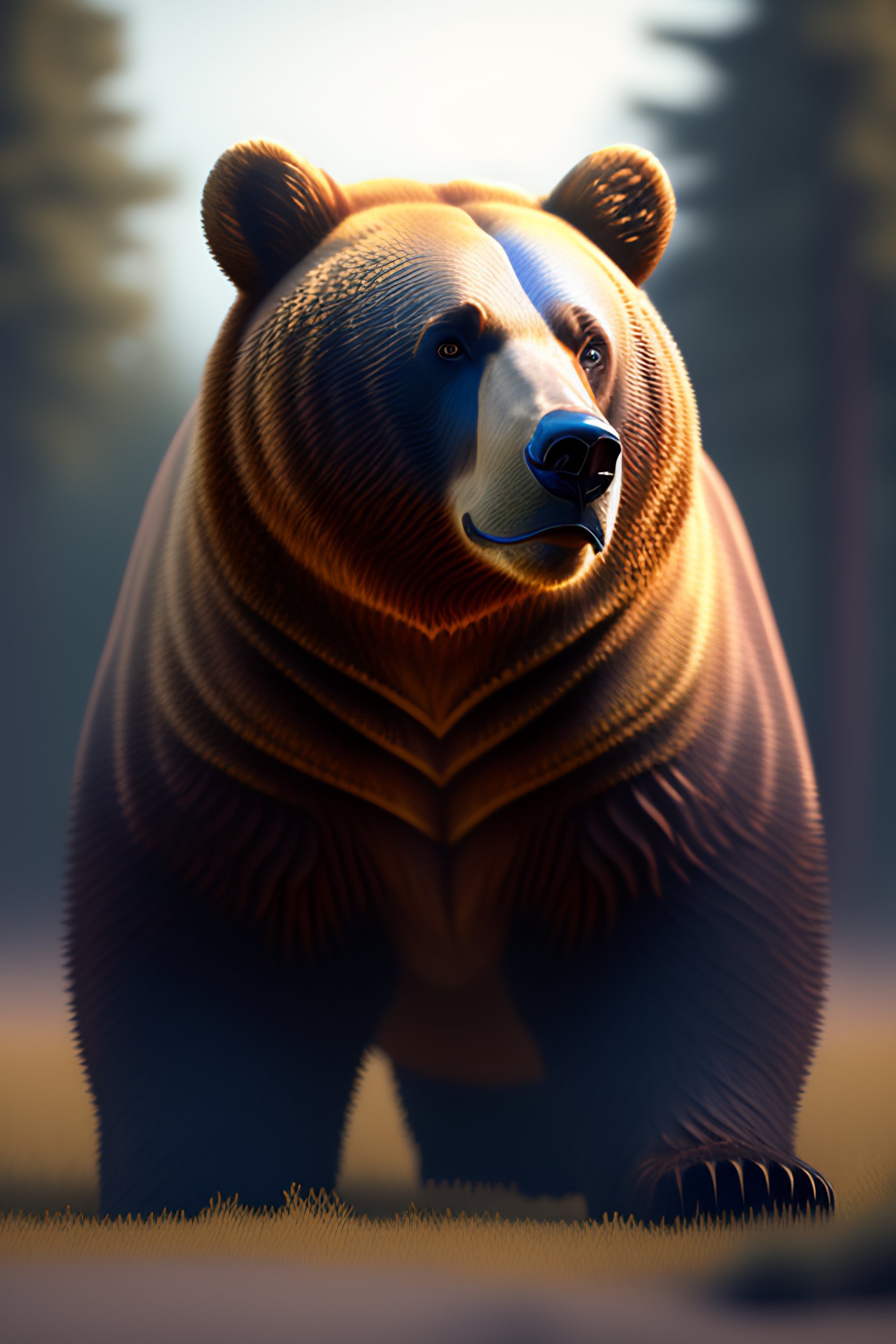 Lexica - Photo of a bear, extremely detailed, octane render