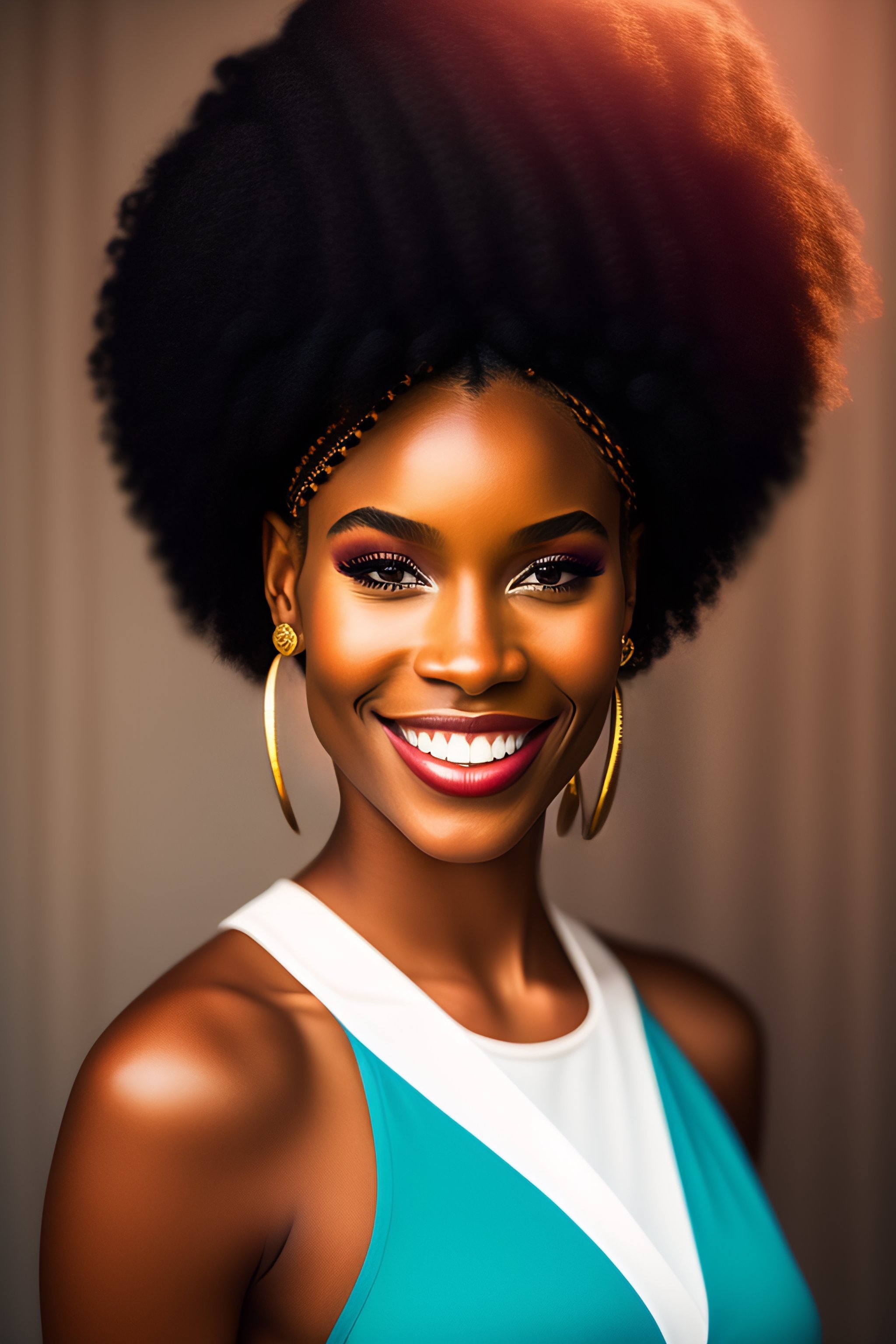 lexica-portrait-of-a-uniquely-pretty-20-year-old-black-girl-with