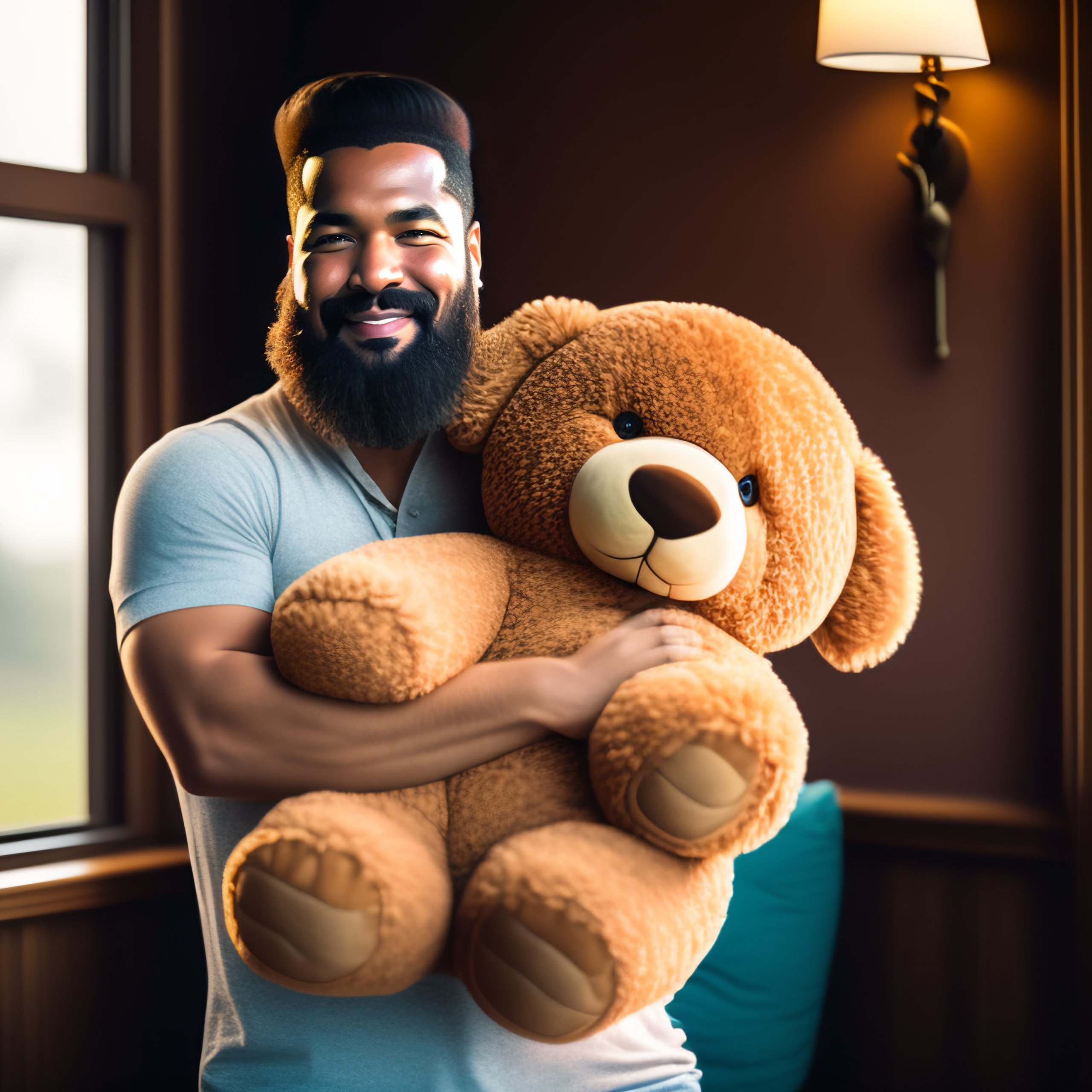 teddy bear man